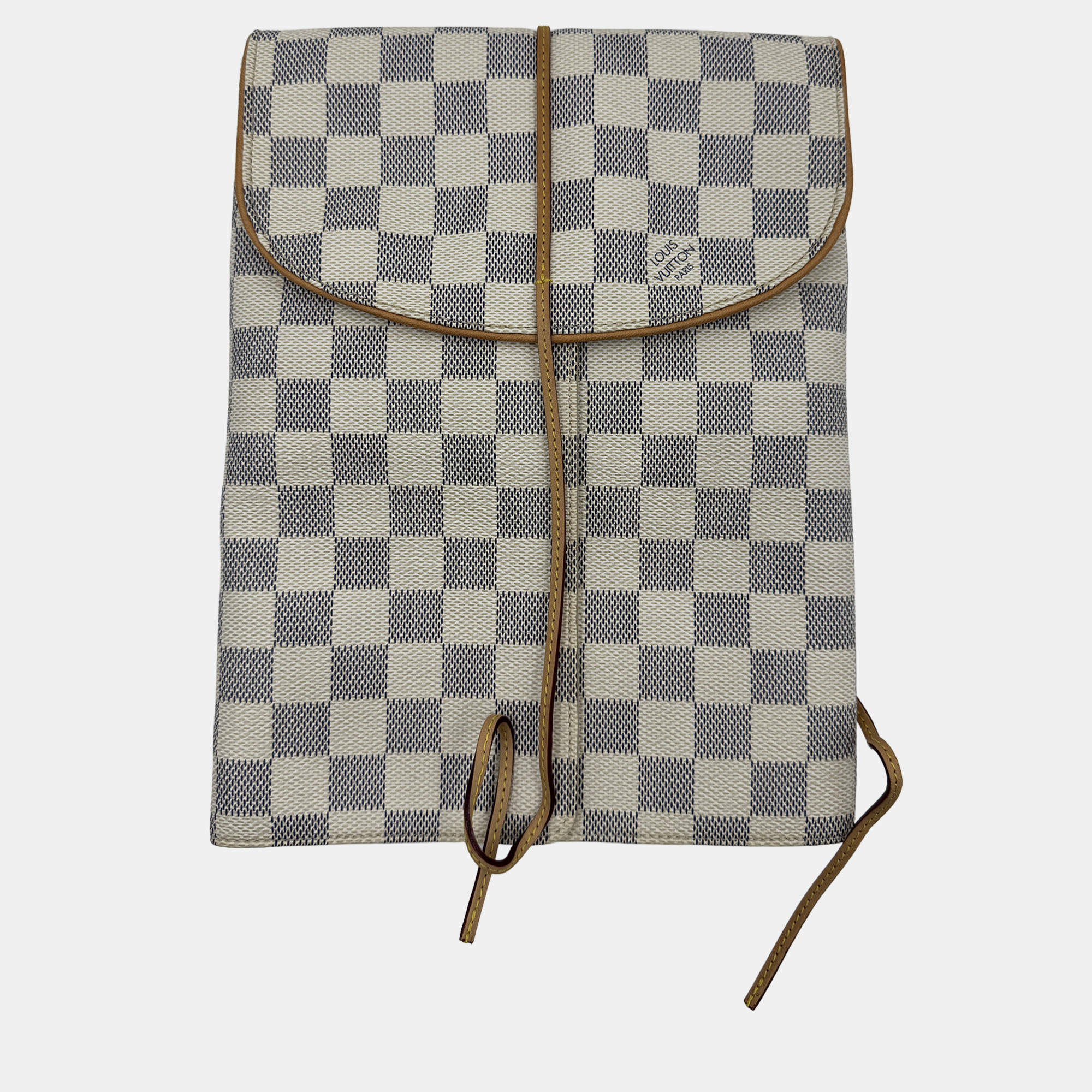 Pre Owned حقيبة لويس فيتون قماش مونوغرام أبيض للمجوهرات