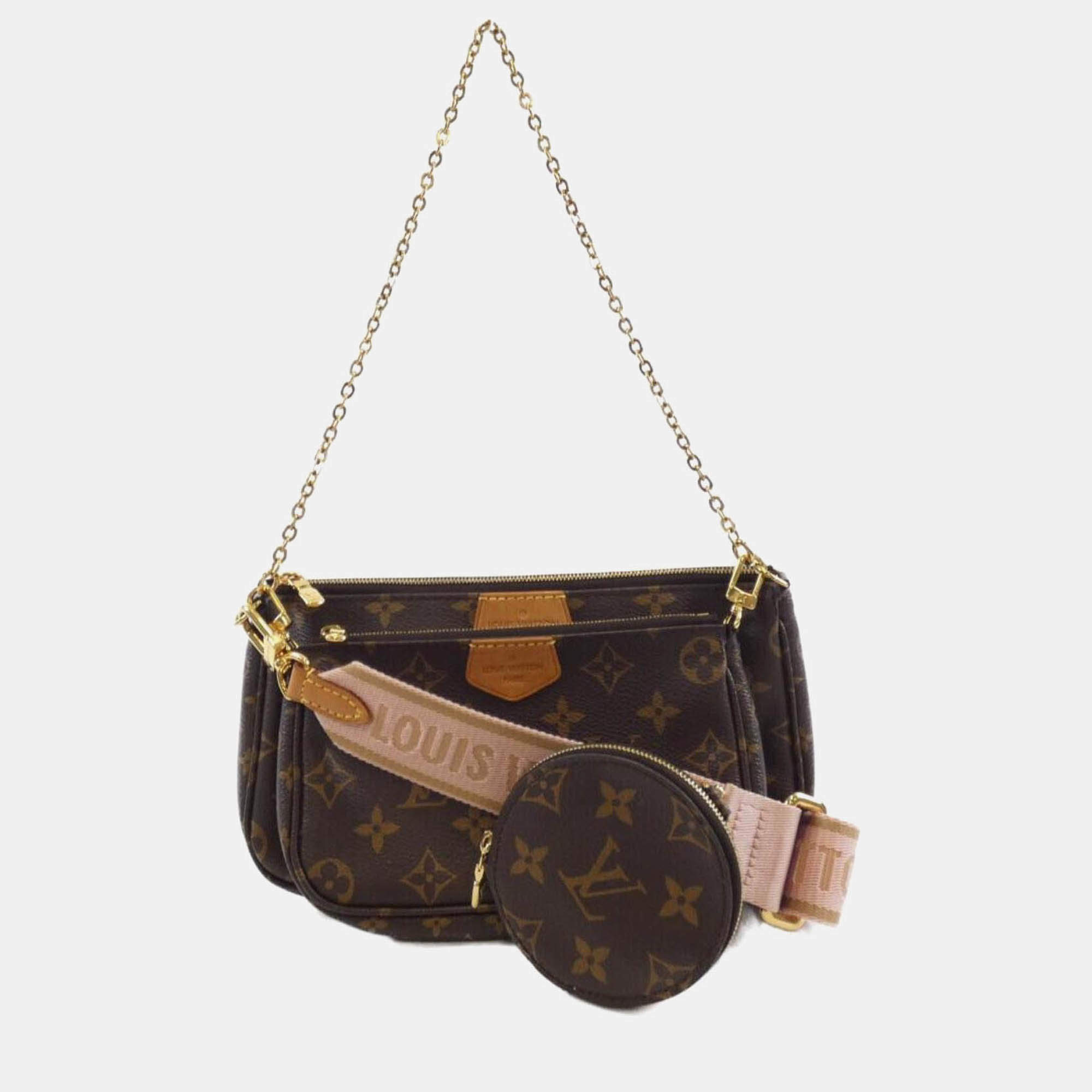 Pre Owned Louis Vuitton Multi Pochette Accessoires Monogram Canvas Shoulder Bag