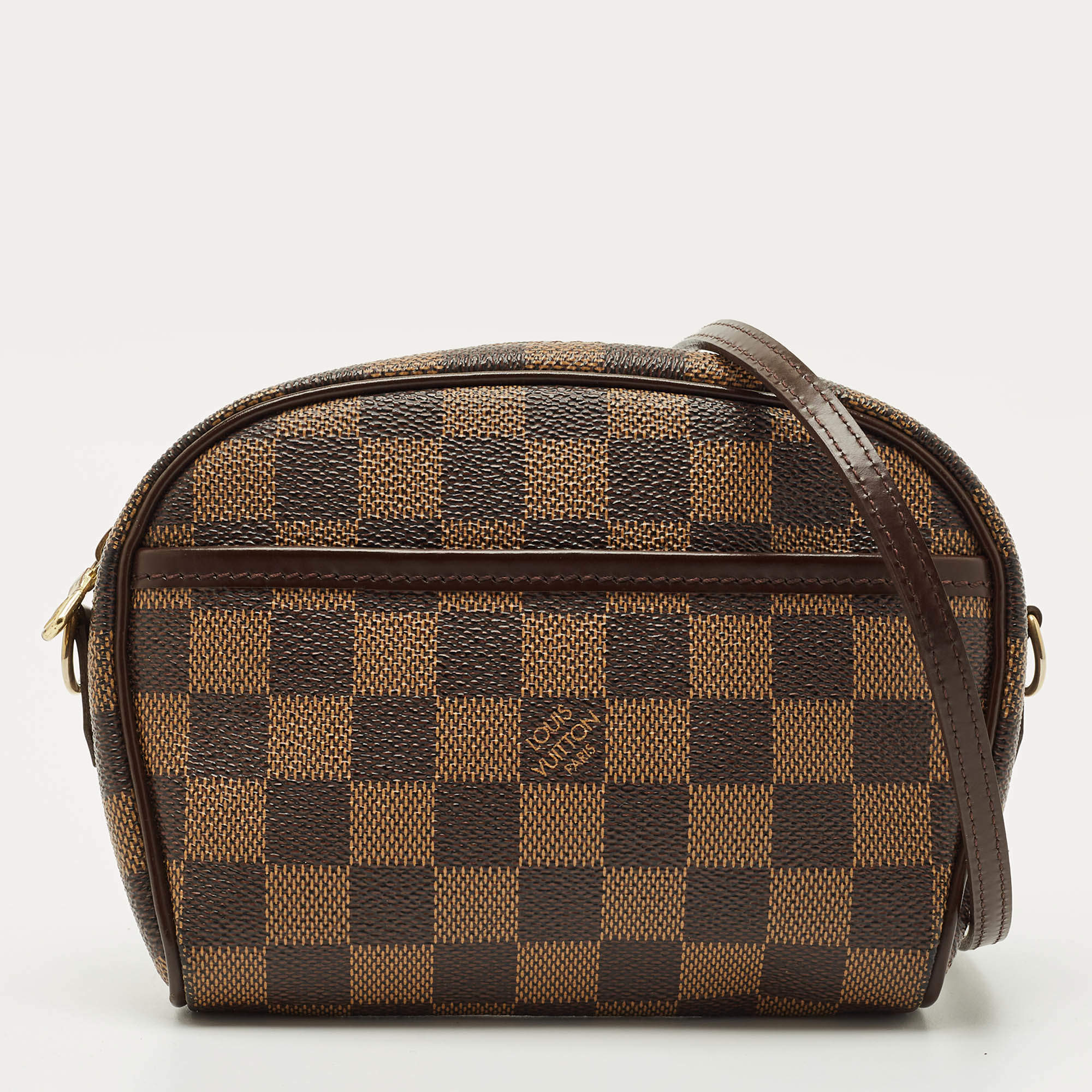 Pre Owned Louis Vuitton Damier Ebene Canvas Ipanema Pochette Bag