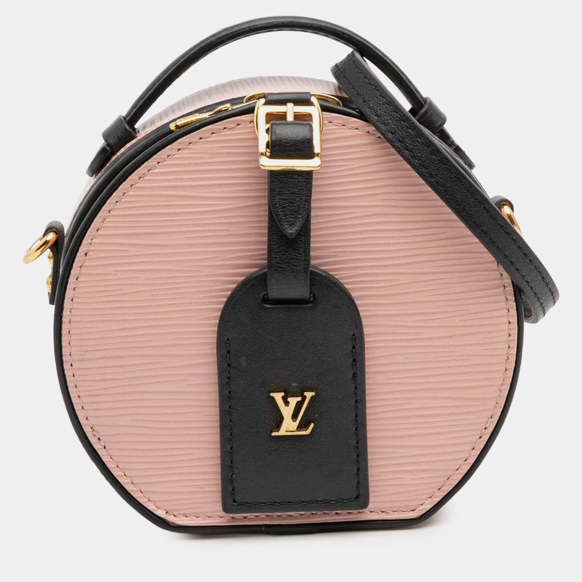 Pre Owned Louis Vuitton Pink Epi Mini Boite Chapeau