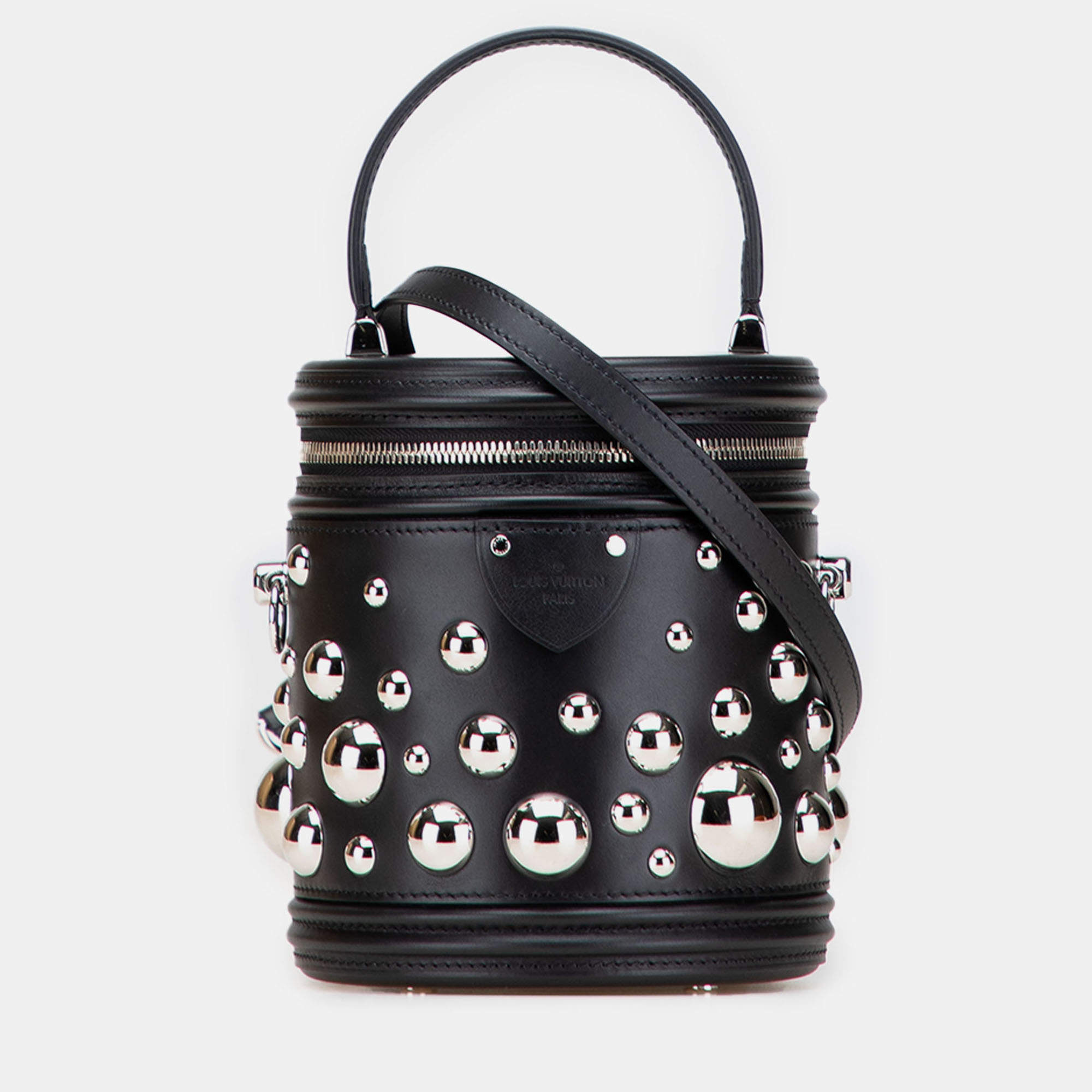 Pre Owned Louis Vuitton Black Yayoi Kusama Cannes