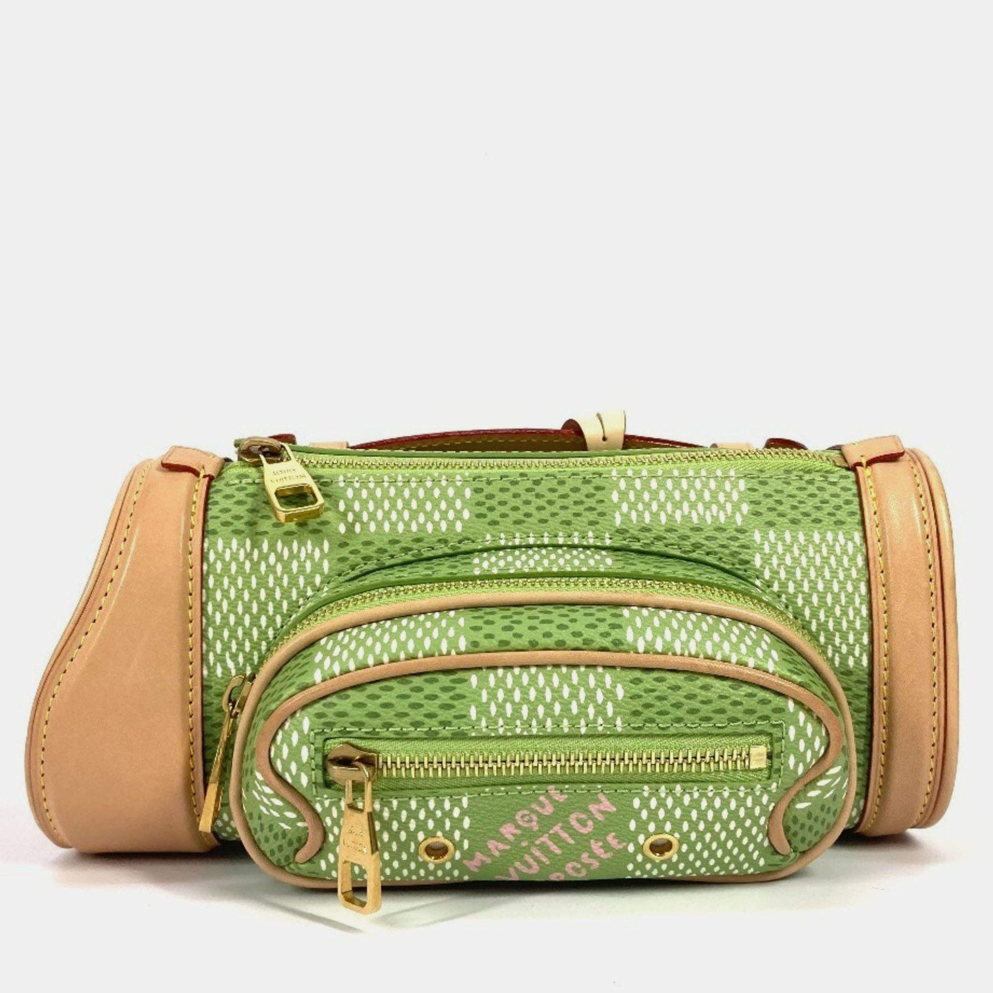 Pre Owned Louis Vuitton Golf Mini Green Damier Bag