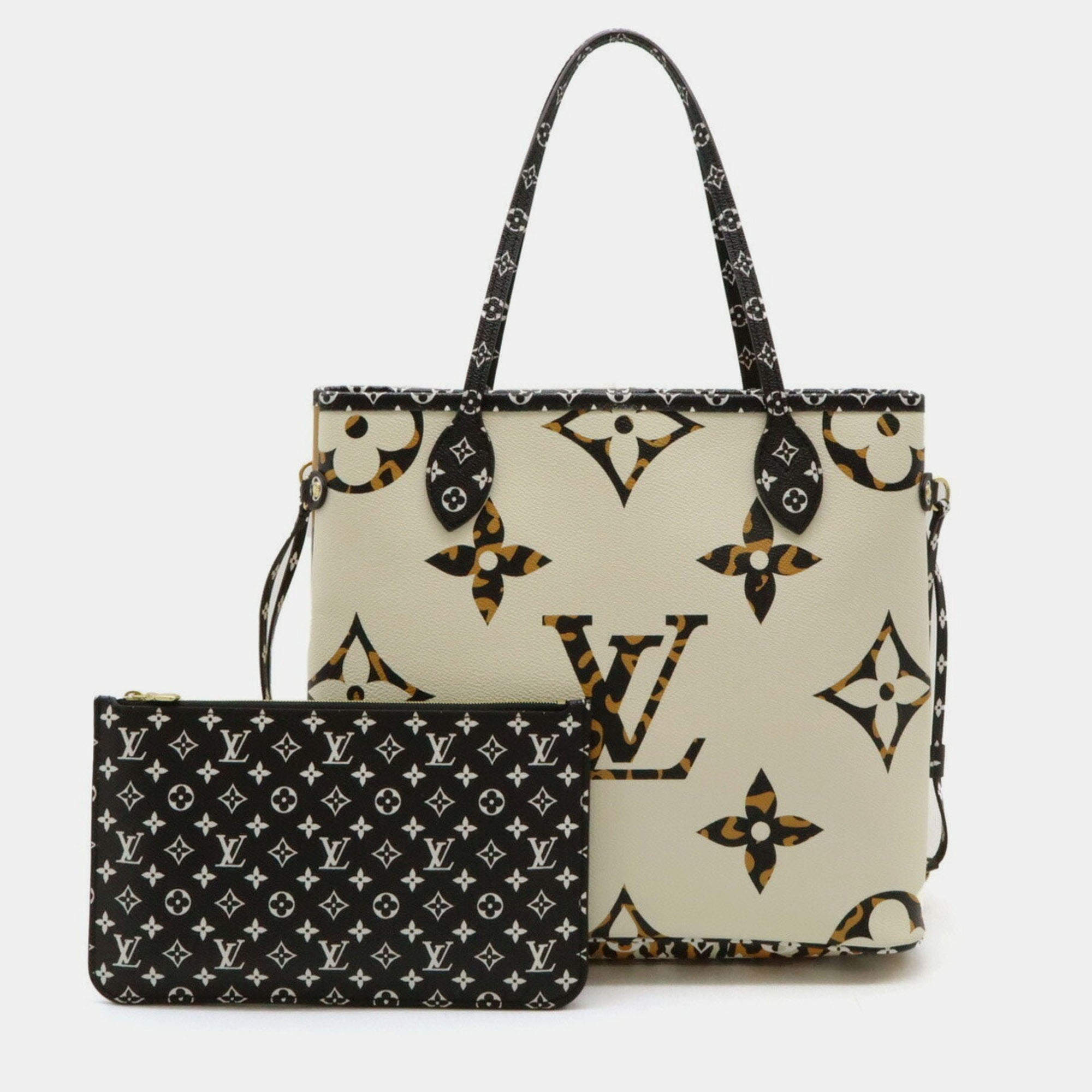 Pre Owned Louis Vuitton Neverfull NM Limited Edition Jungle Monogram Giant Tote Bag