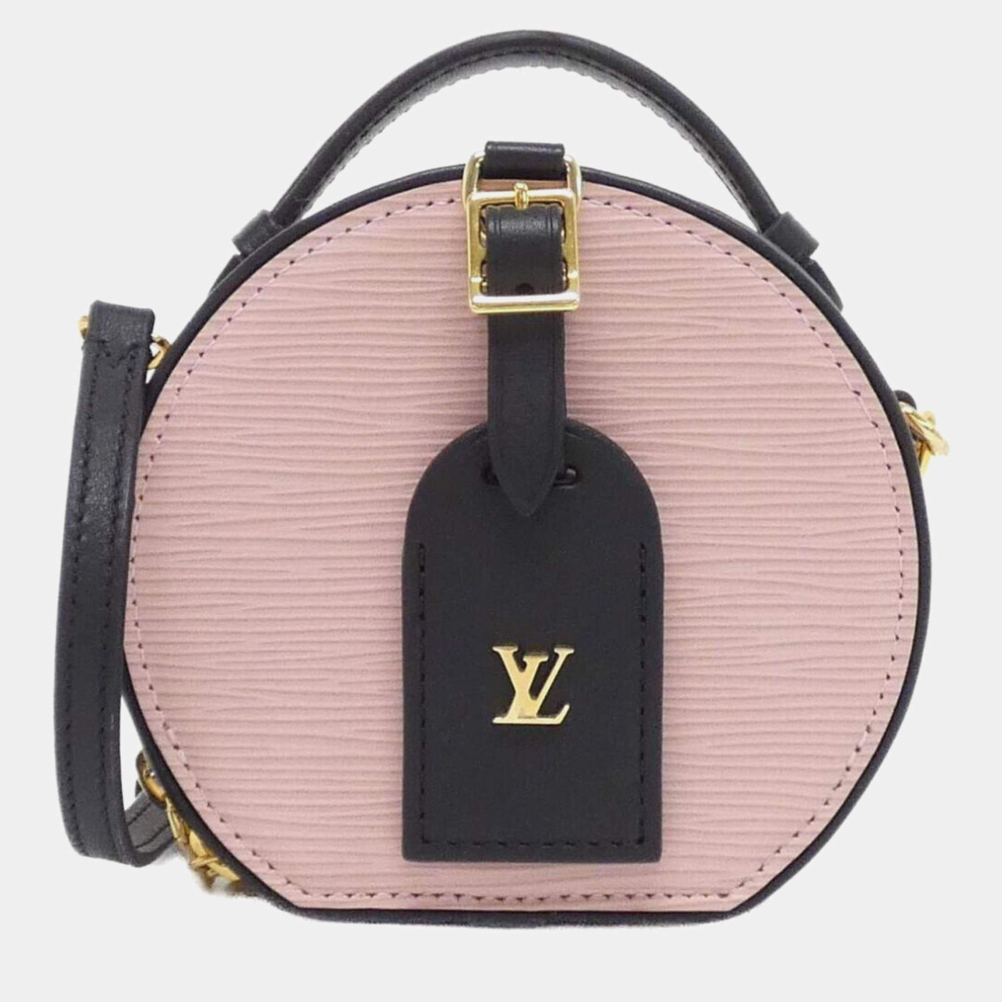 Pre Owned Louis Vuitton Boite Chapeau Mini Epi Leather Shoulder Bag