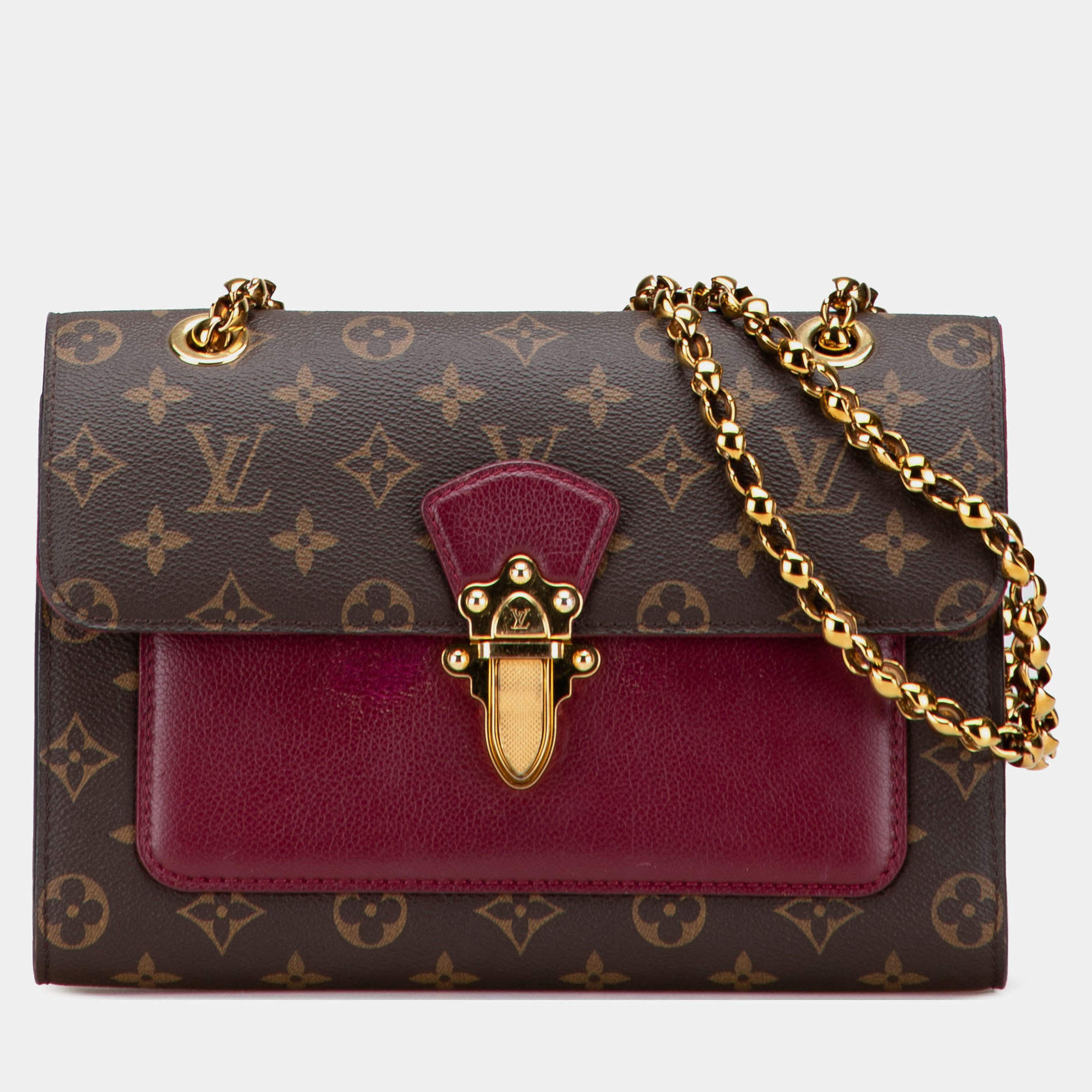 Pre Owned Louis Vuitton Brown Monogram Victoire