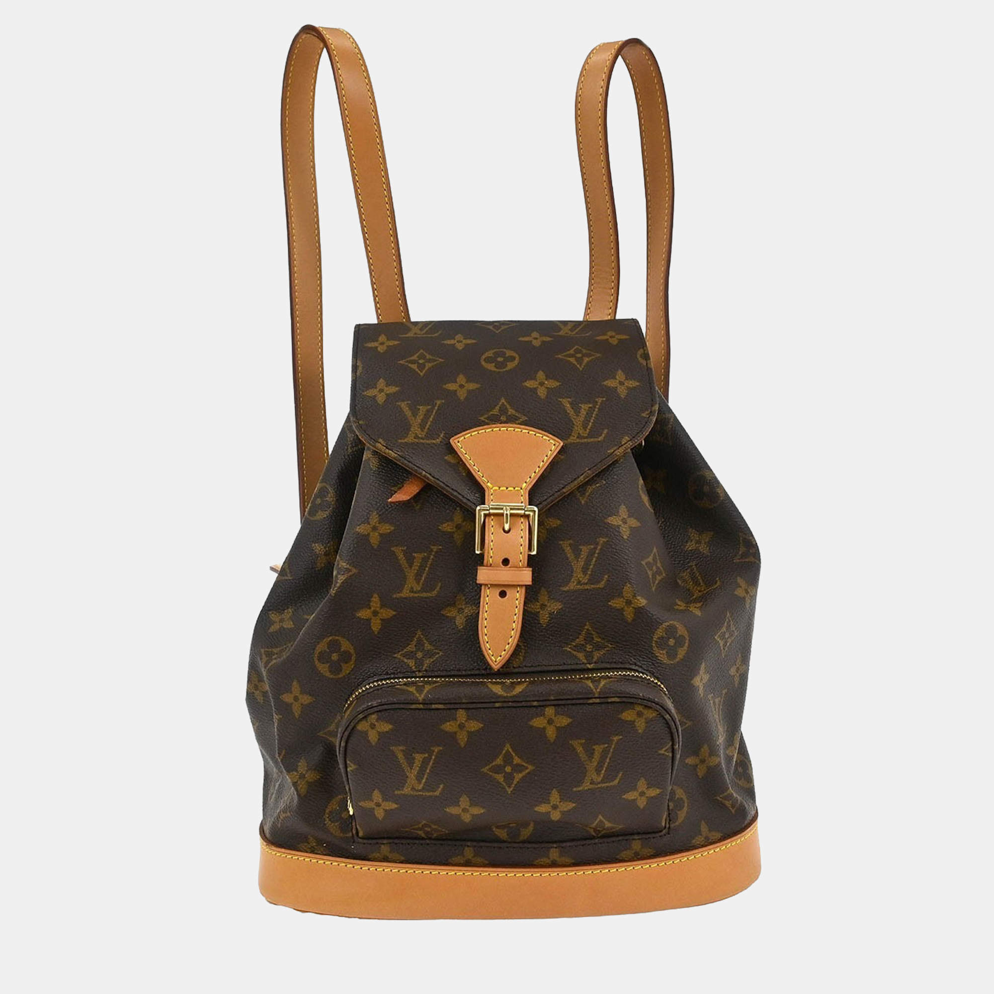 Pre Owned Louis Vuitton Monogram Montsouris MM Backpack