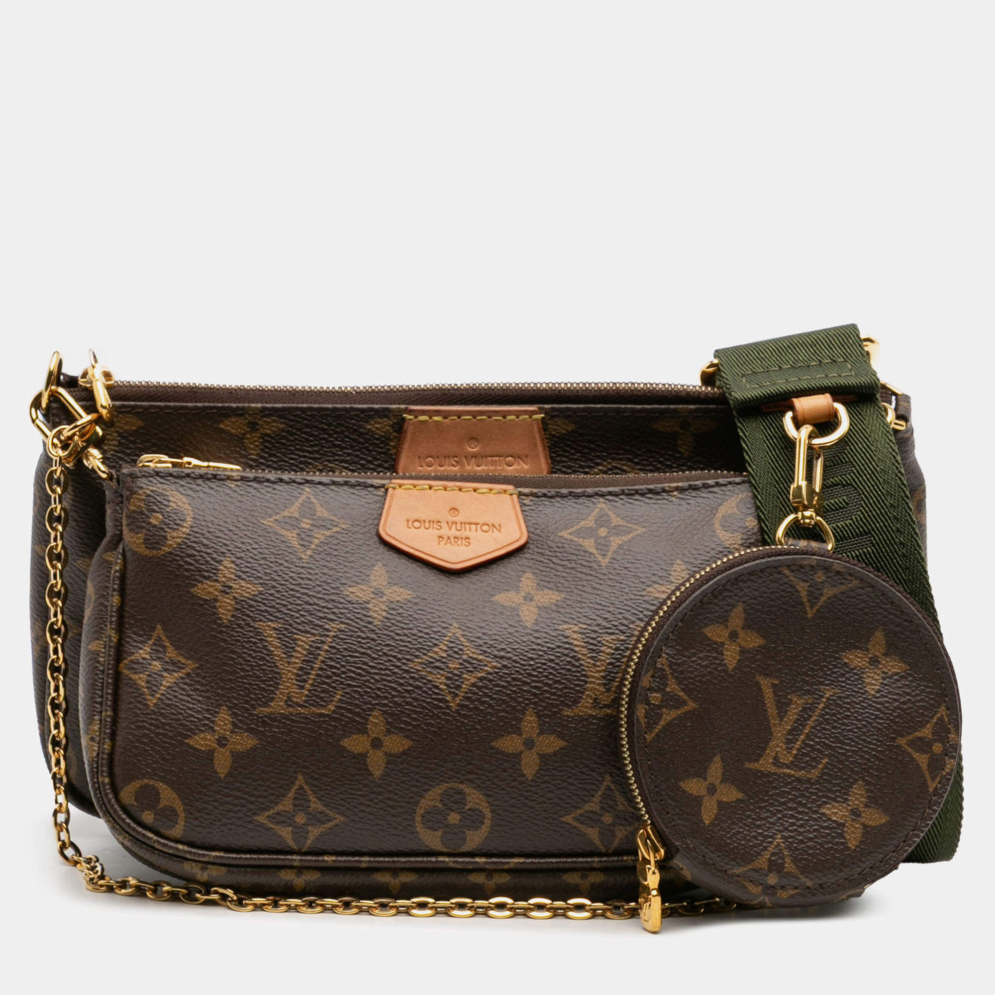 Pre Owned Louis Vuitton Brown Monogram Multi Pochette Accessoires