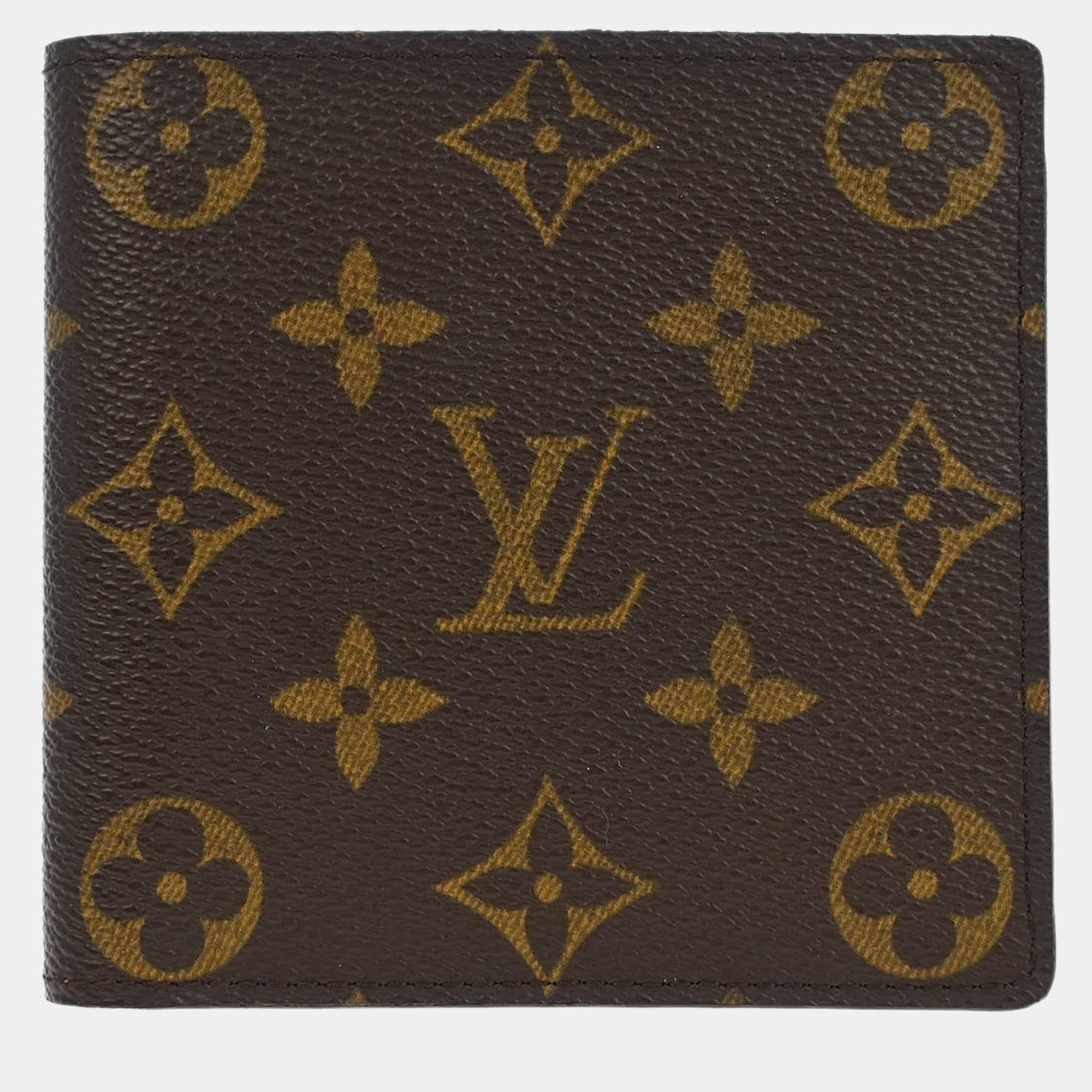 Pre Owned Louis Vuitton Monogram Portefeuille Marco Wallet Purse
