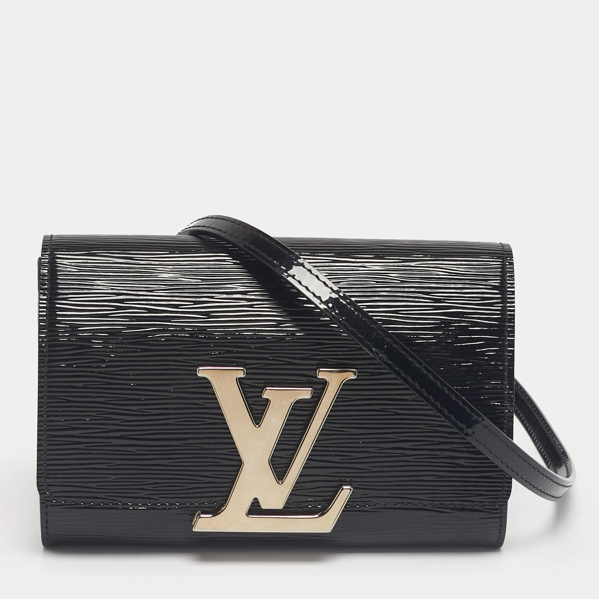 Pre Owned Louis Vuitton Black Electric Epi Leather Louise PM Bag