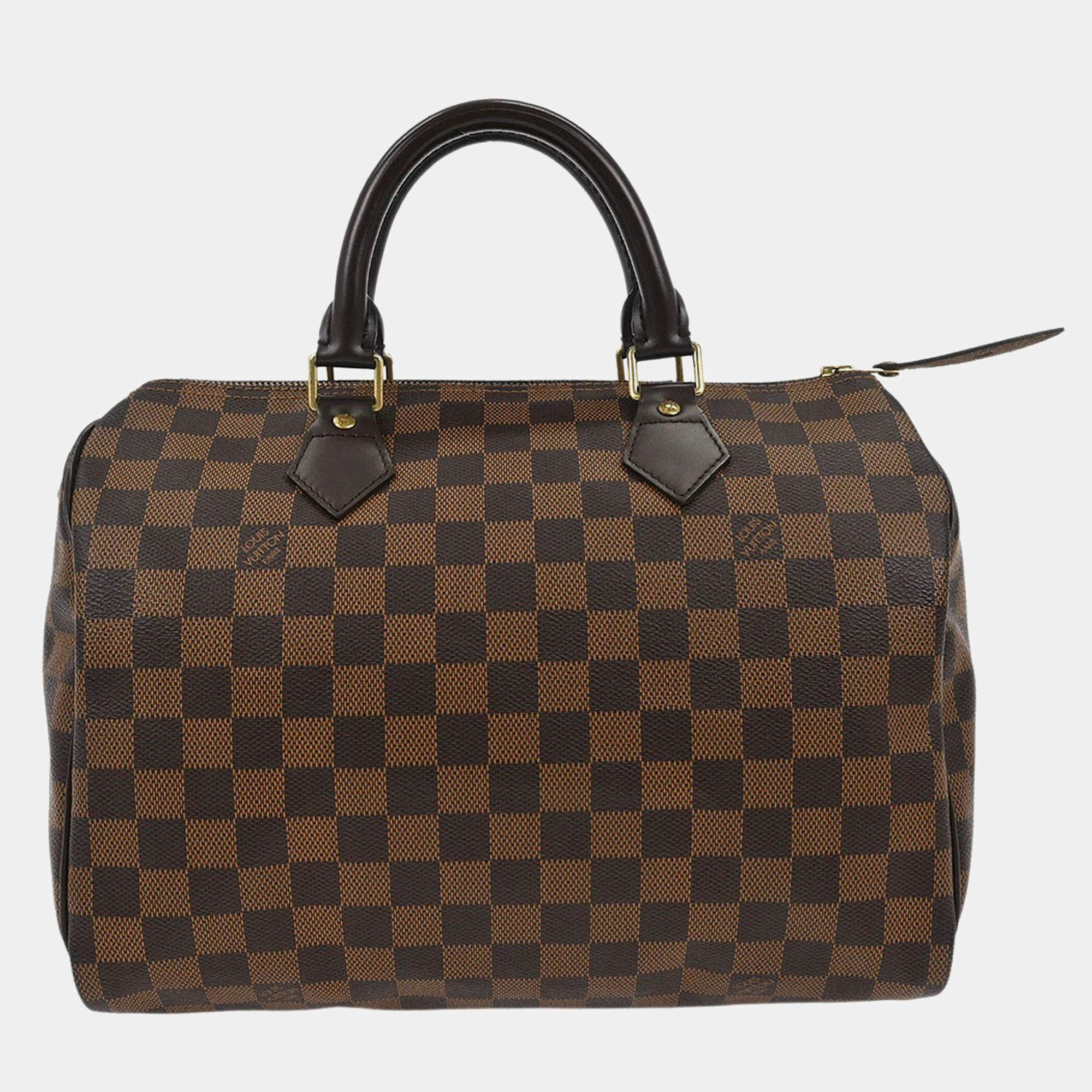Pre Owned Louis Vuitton Damier Speedy 30 Handbag