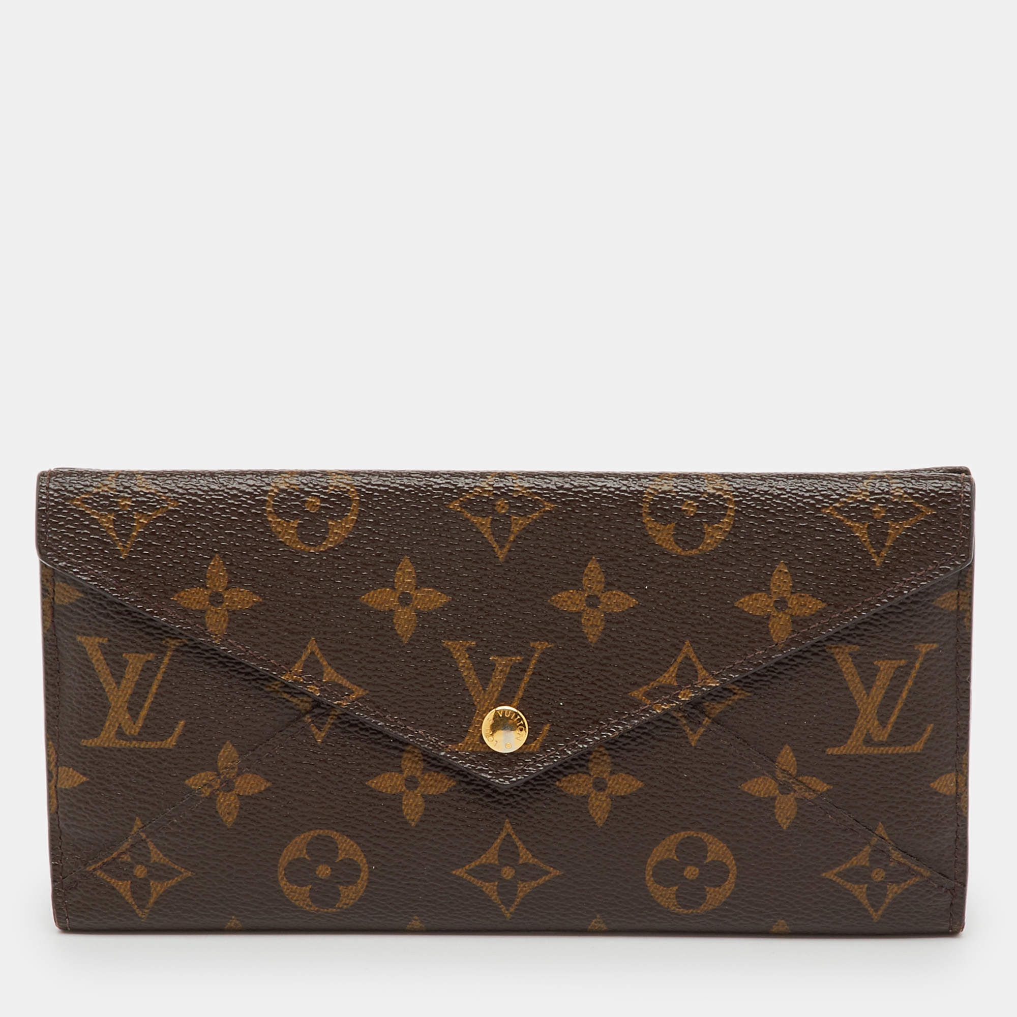 Pre Owned محفظة لويس فيتون أوريغامي طويلة كانفاس مونوغرامي