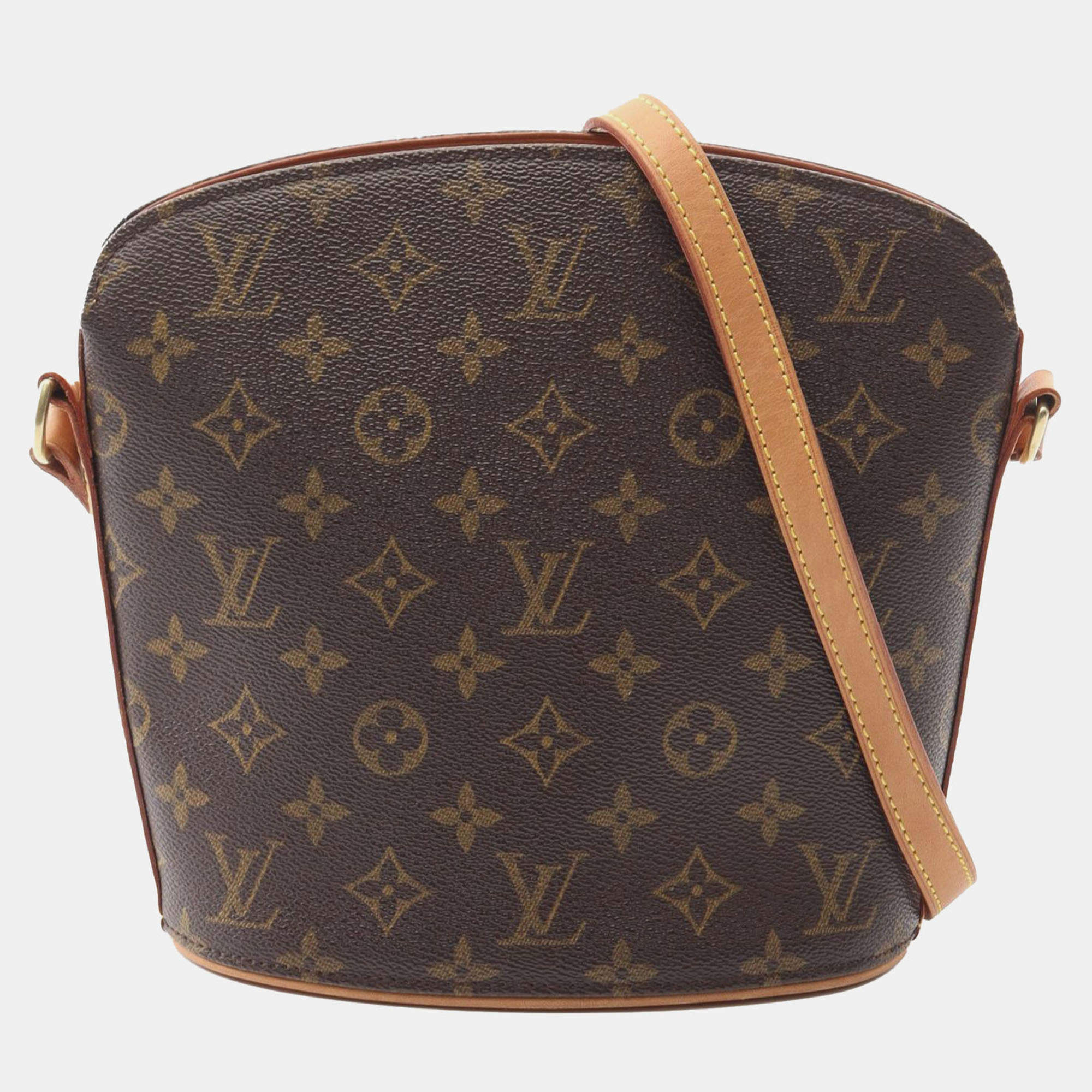 Pre Owned Louis Vuitton Brown Monogram Drouot