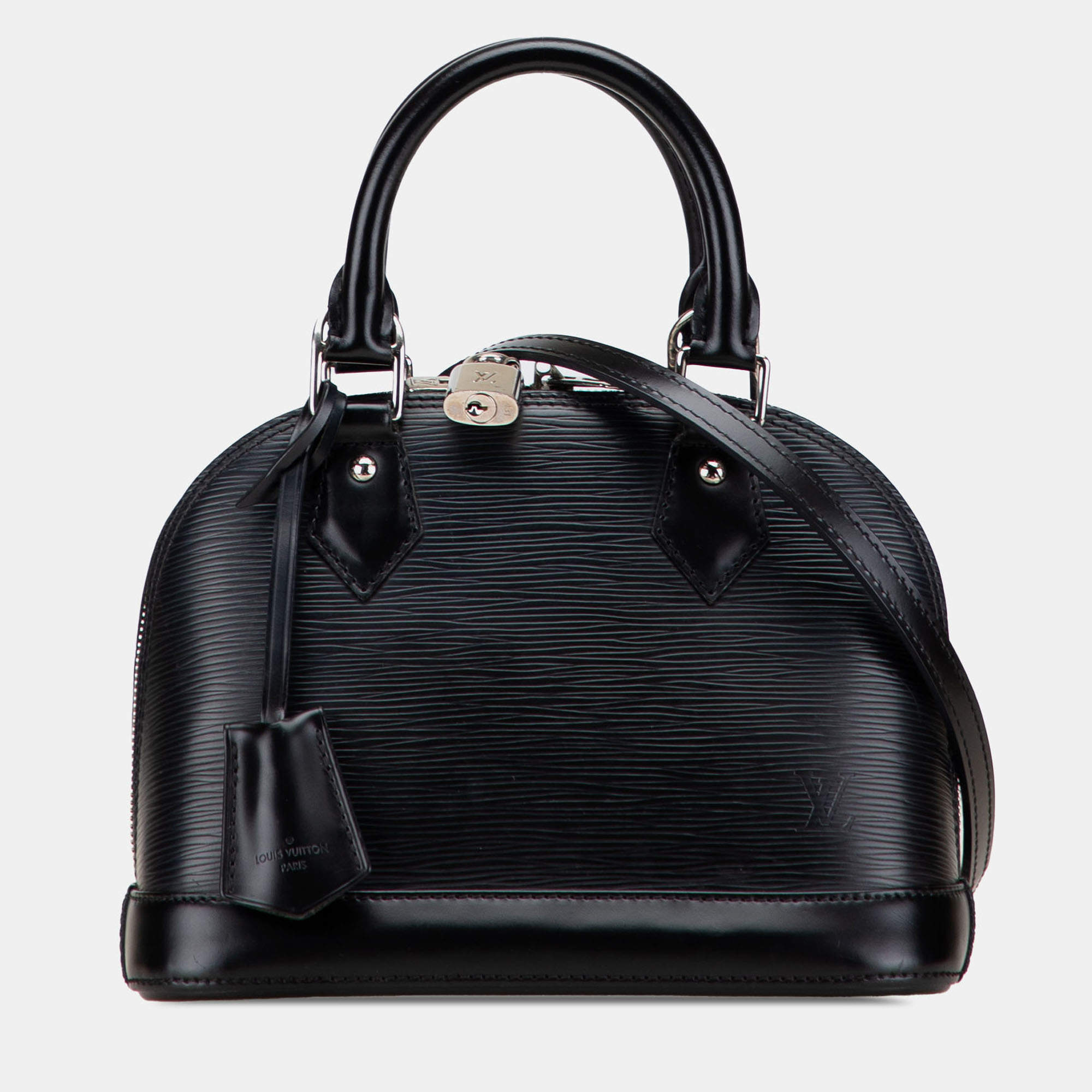 Pre Owned Louis Vuitton Black Epi Alma BB