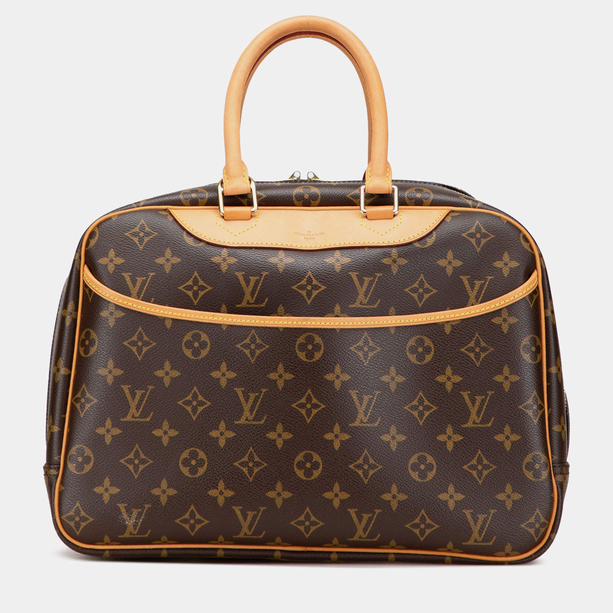 Pre Owned Louis Vuitton Brown Monogram Deauville