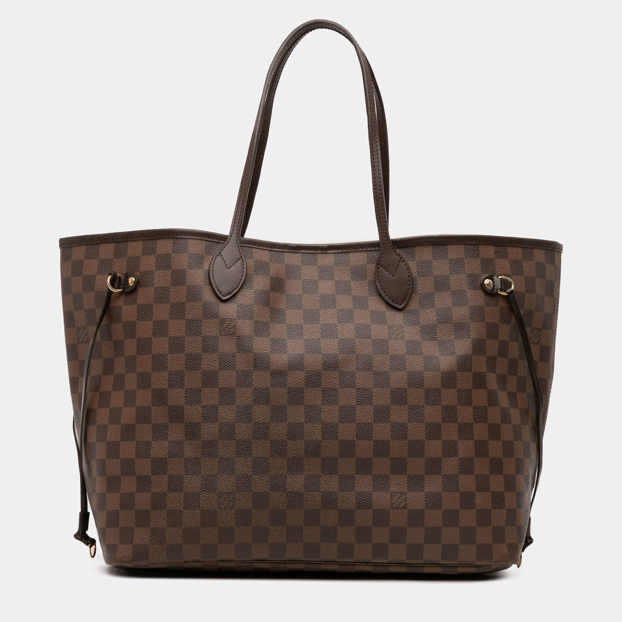 Pre Owned Louis Vuitton Brown Damier Ebene Neverfull GM