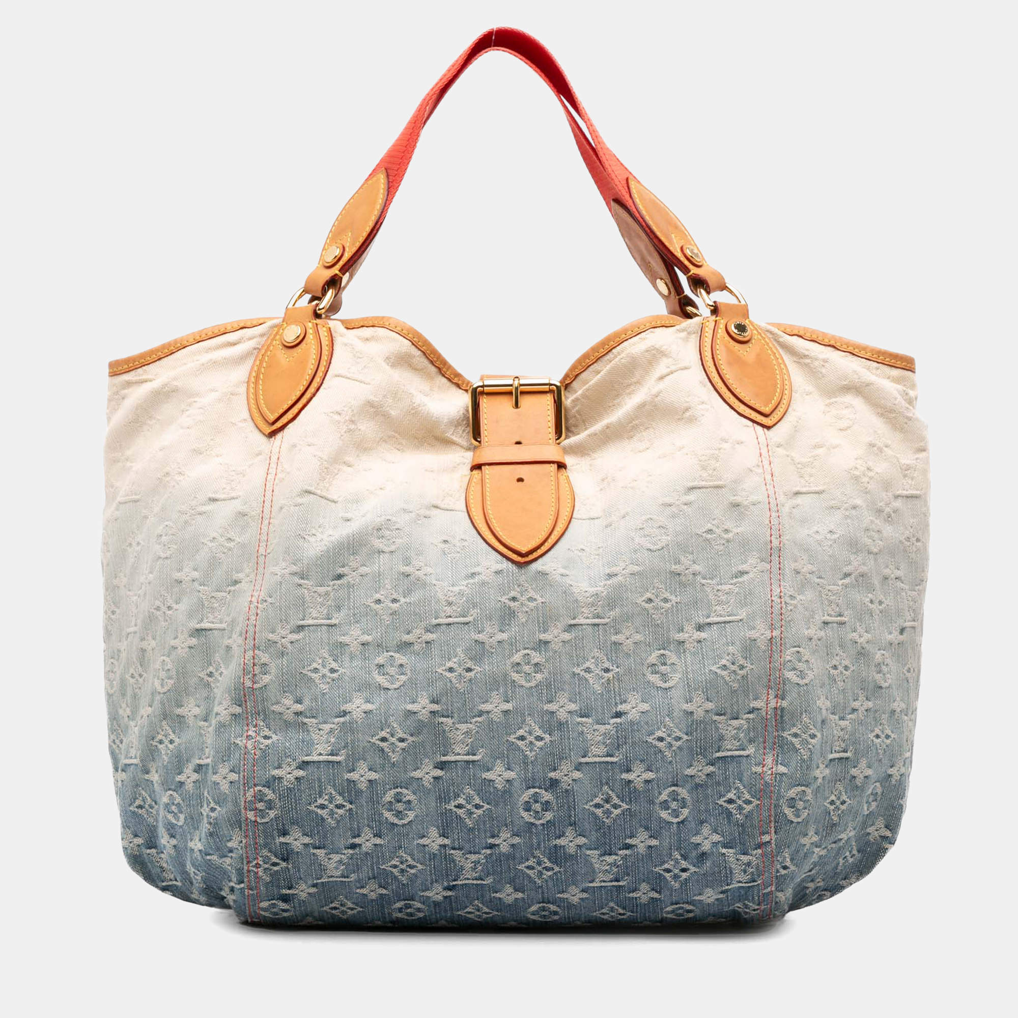 Pre Owned Louis Vuitton Blue Monogram Denim Sunbeam