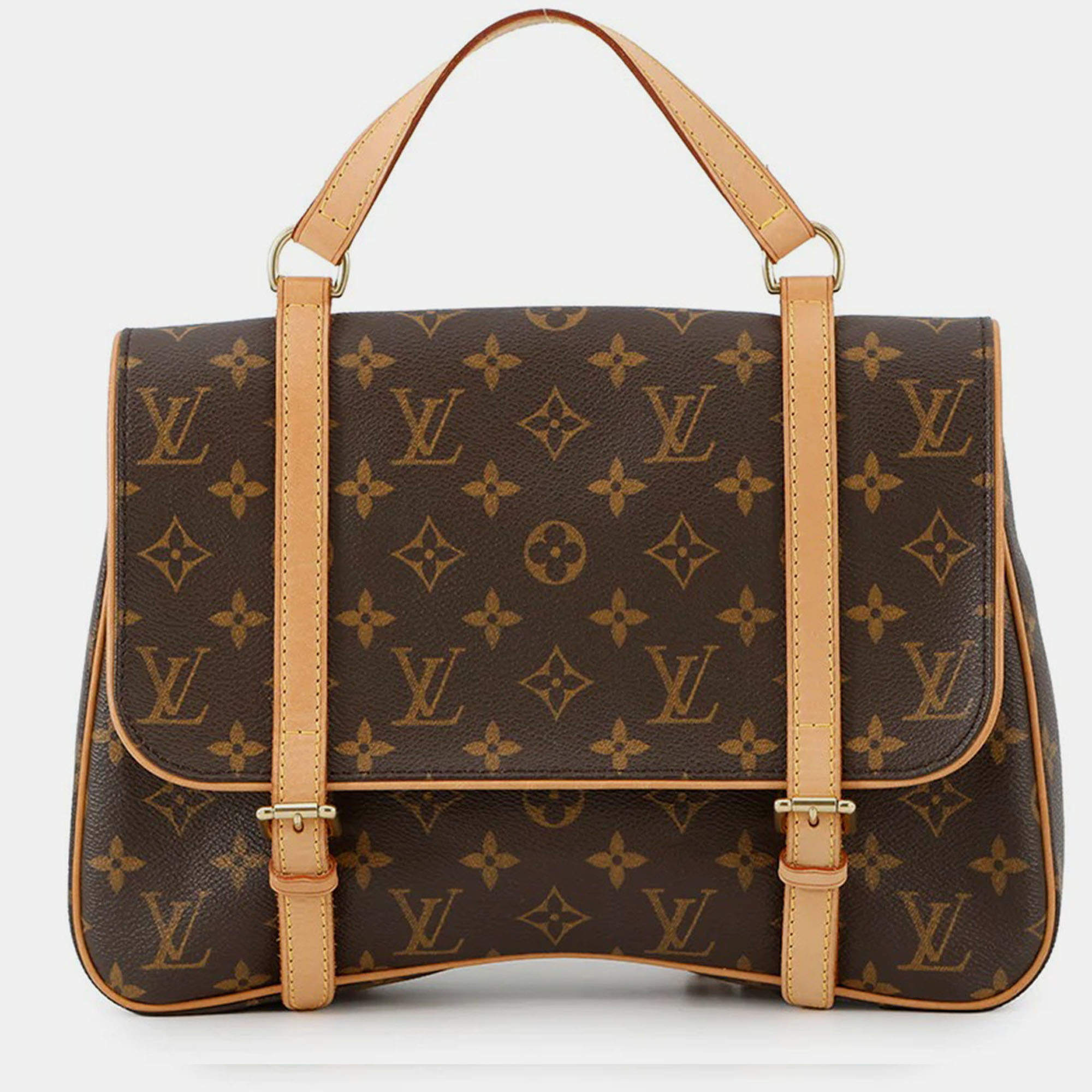 Pre Owned Louis Vuitton Marel Sac A Dos Brown Monogram