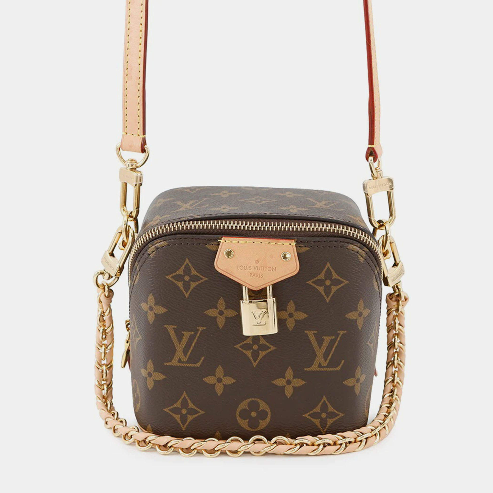 Pre Owned Louis Vuitton Just In Case Beige Monogram