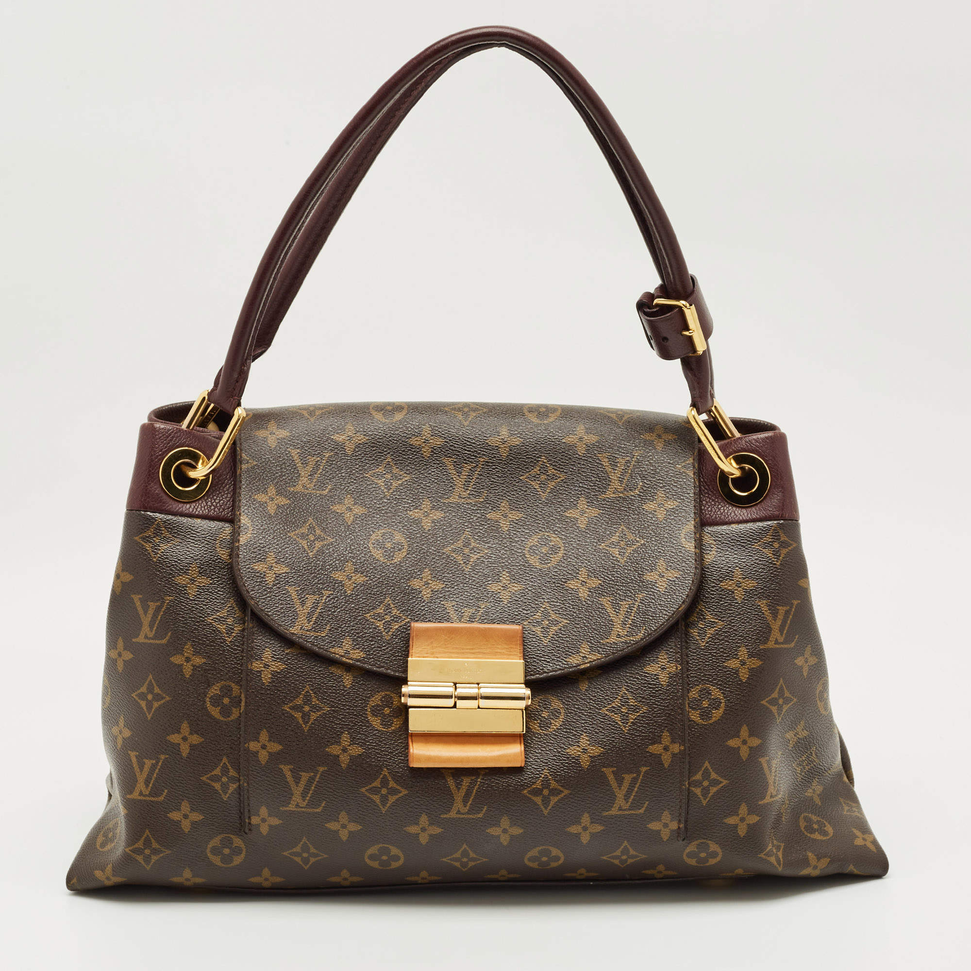 Pre Owned Louis Vuitton Aurore Monogram Canvas Olympe Bag