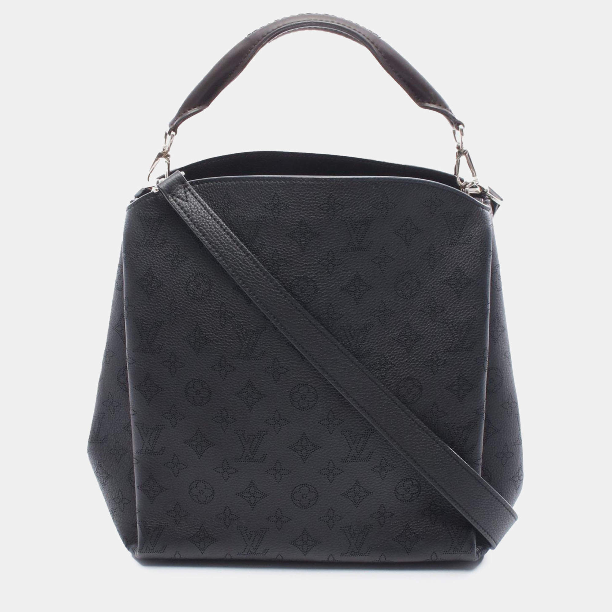 Pre Owned Louis Vuitton Black Mahina Babylone PM