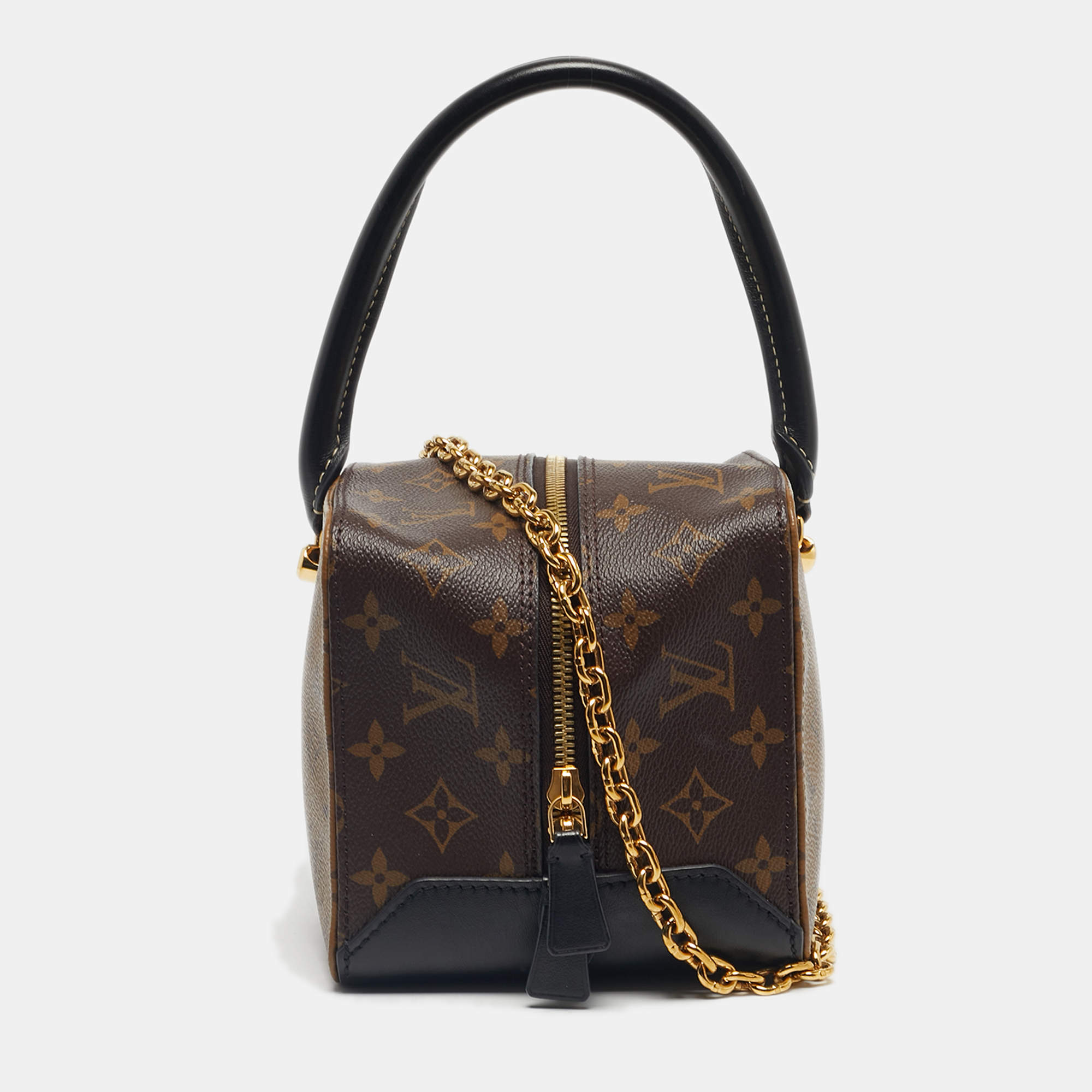 Pre Owned Louis Vuitton Reverse Monogram Canvas Square Bag