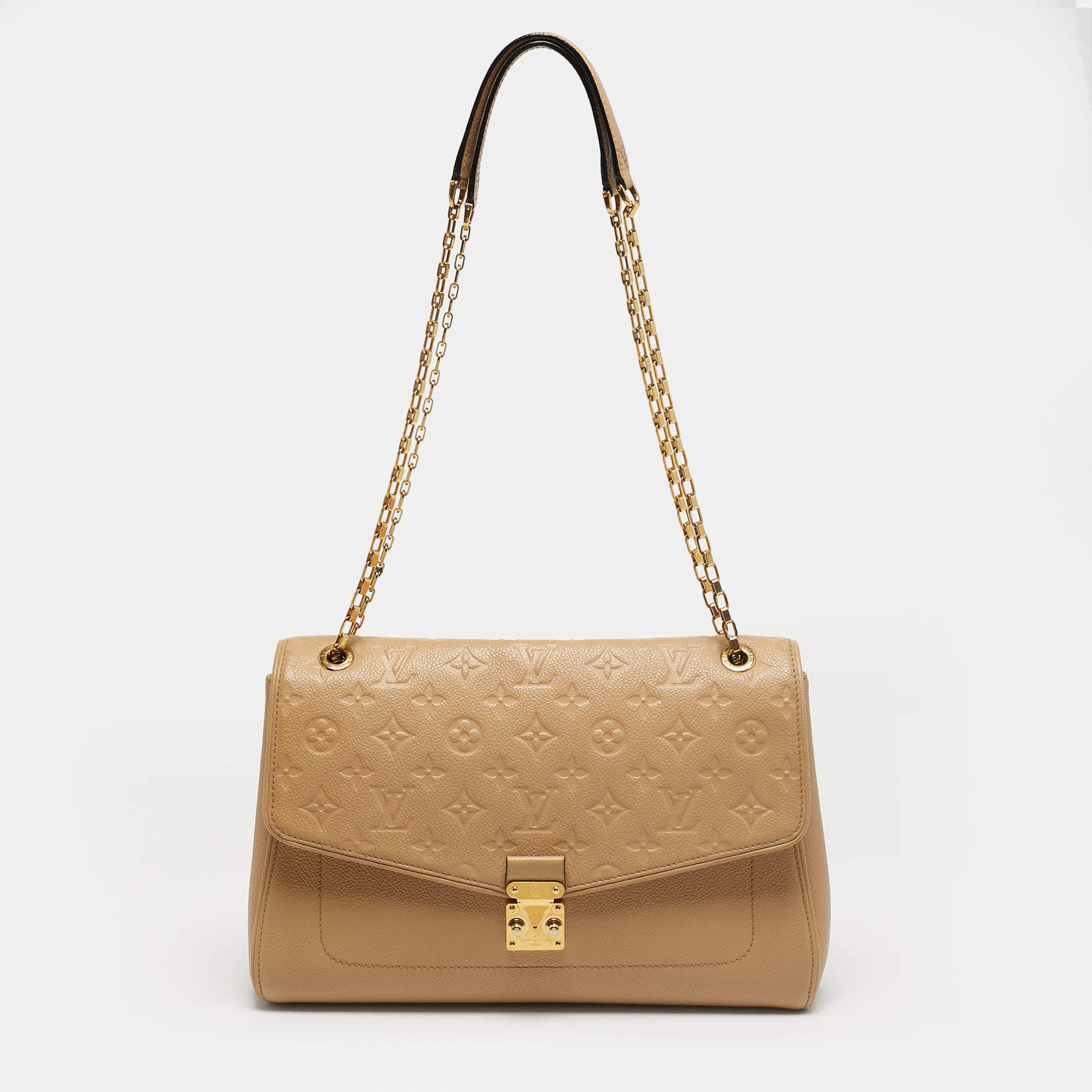 Pre Owned Louis Vuitton Dune Monogram Empreinte Leather St Germain PM Bag