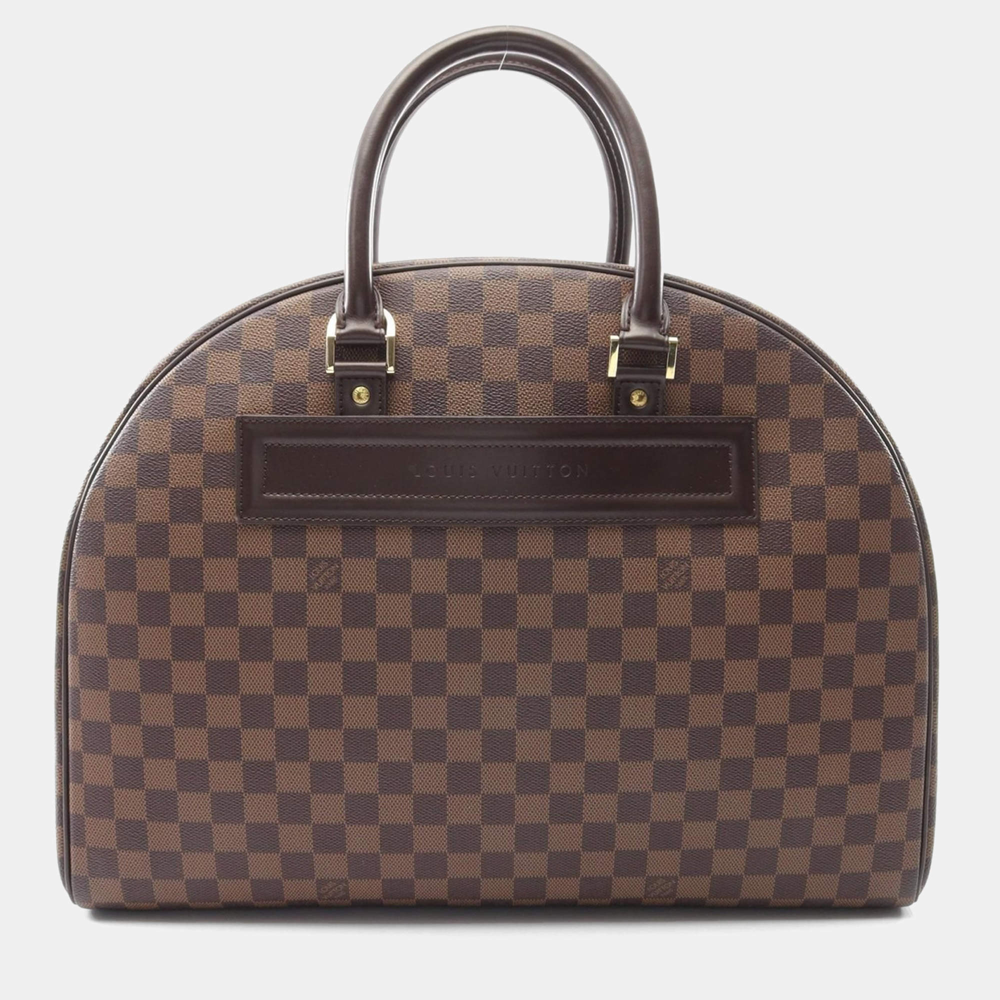 Pre Owned Louis Vuitton Nolita Damier Ebene Canvas Satchel Bag