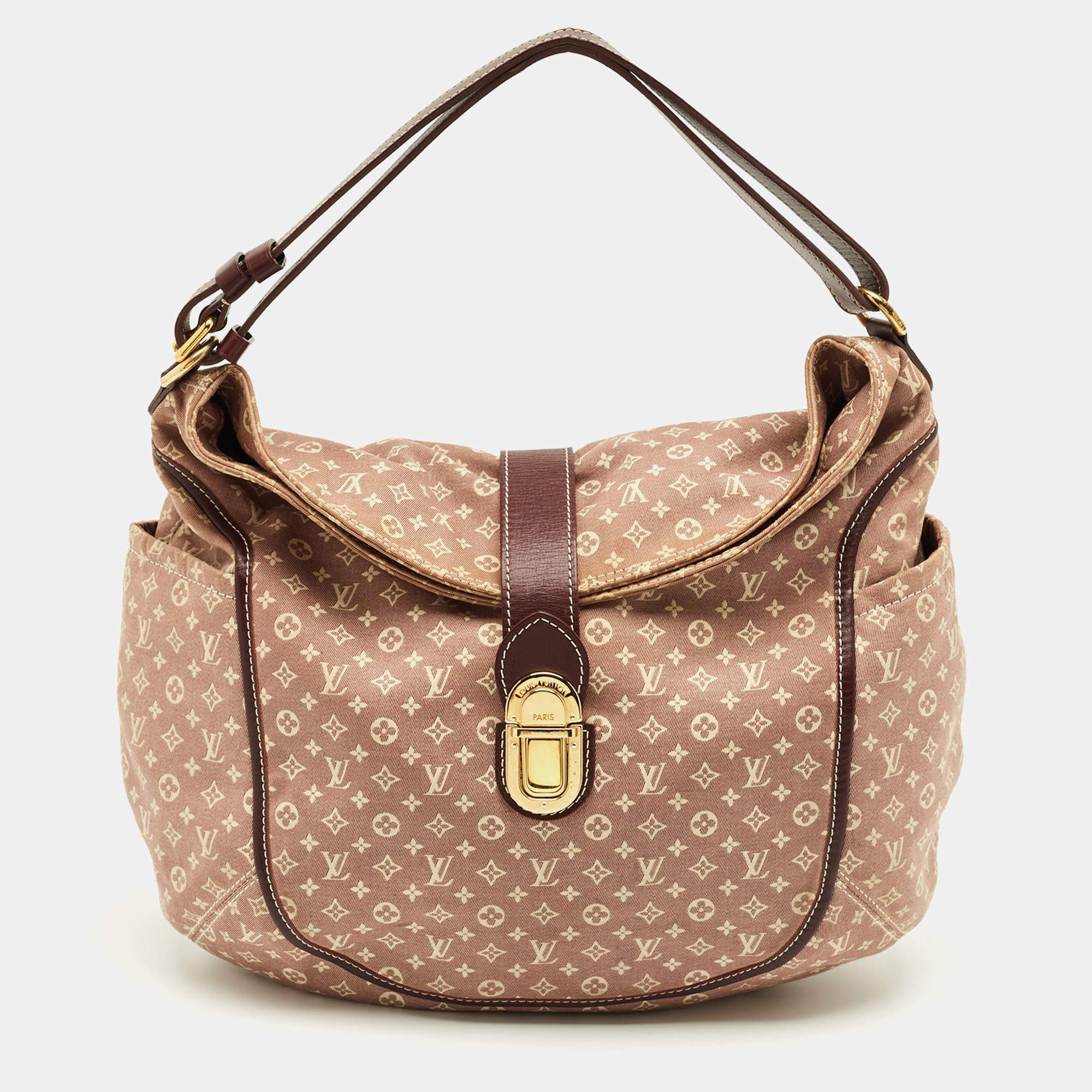 Pre Owned Louis Vuitton Sepia Monogram Mini Lin Idylle Romance Bag