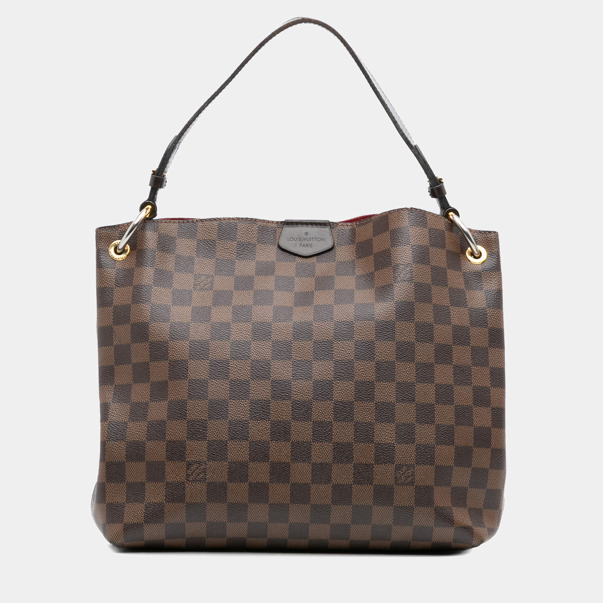 Pre Owned Louis Vuitton Brown Damier Ebene Graceful PM