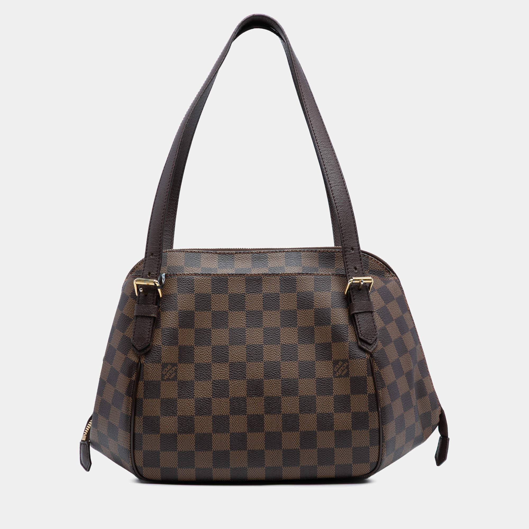 Pre Owned Louis Vuitton Brown Damier Ebene Belem MM