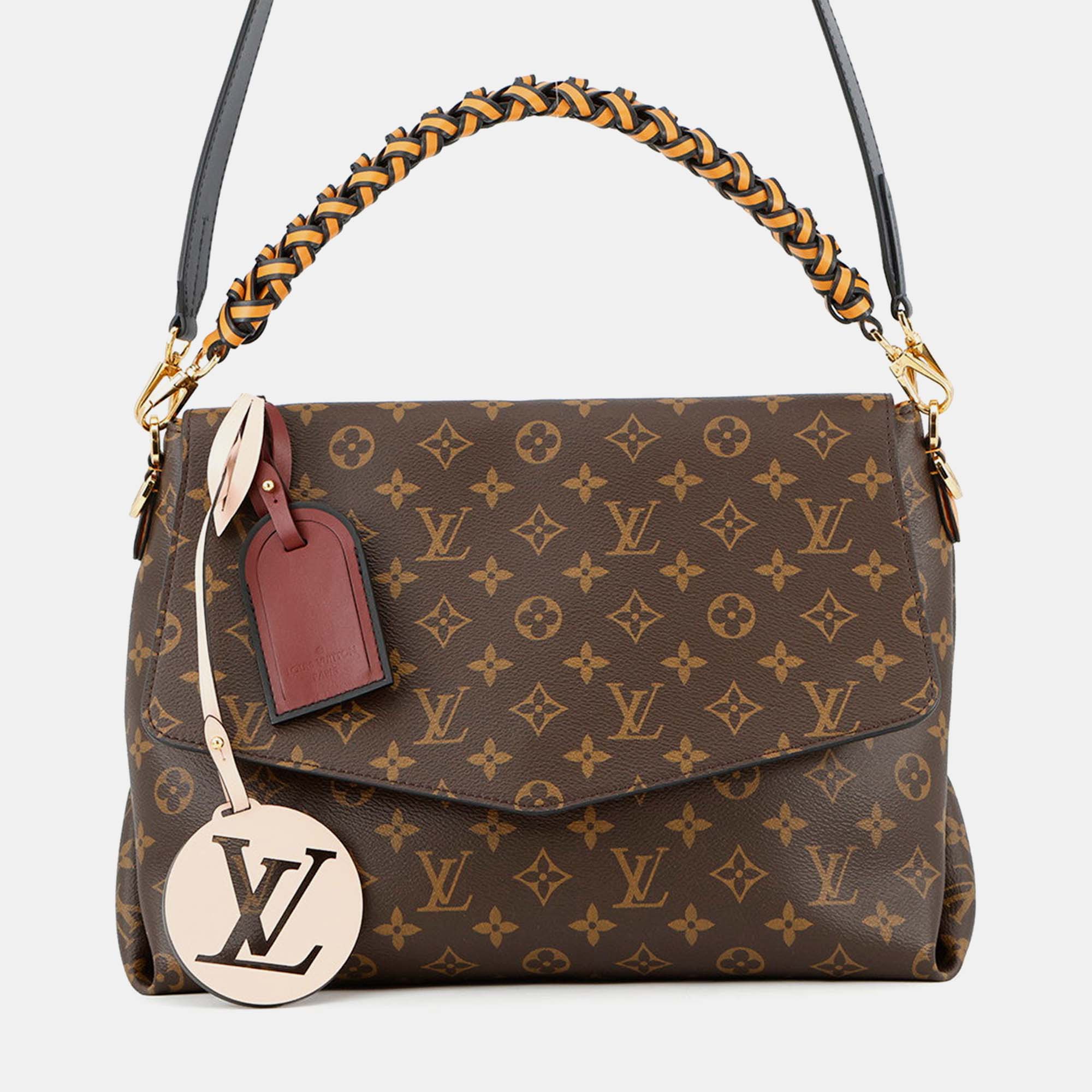 Pre Owned Louis Vuitton Beaubourg Brown Monogram Size Mm