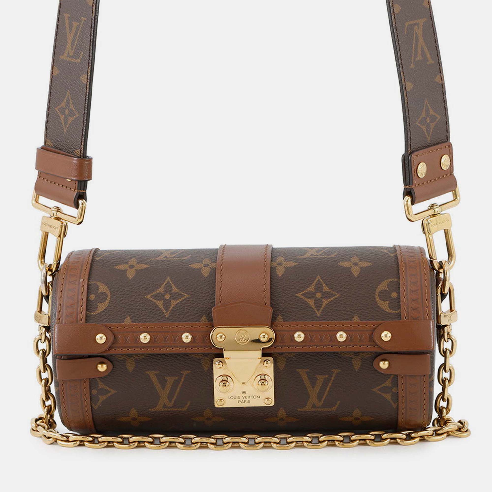 Pre Owned Louis Vuitton Papillon Trunk Brown Monogram