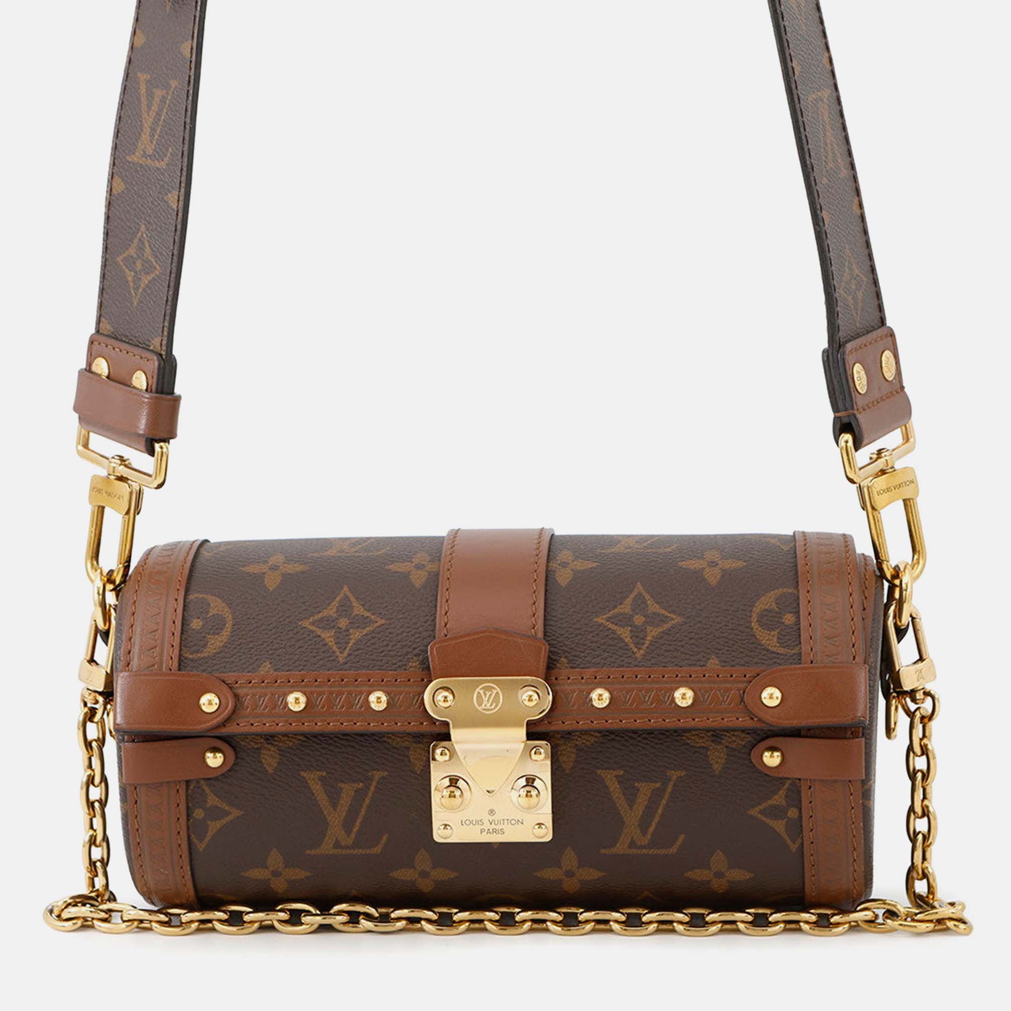 Pre Owned Louis Vuitton Papillon Trunk Brown Monogram