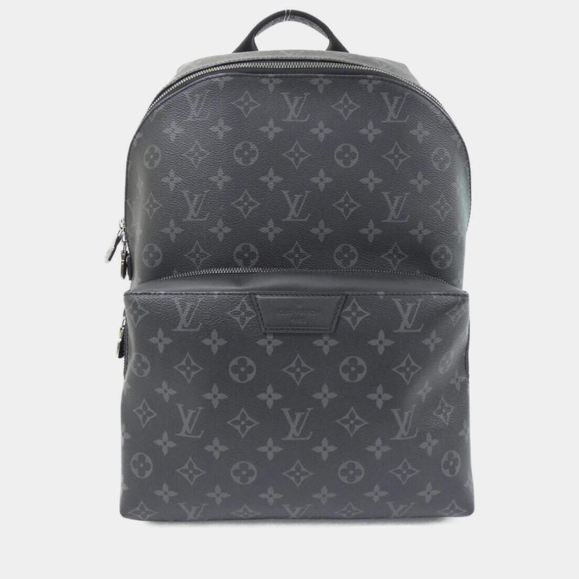Pre Owned Louis Vuitton Black Monogram Eclipse Backpack