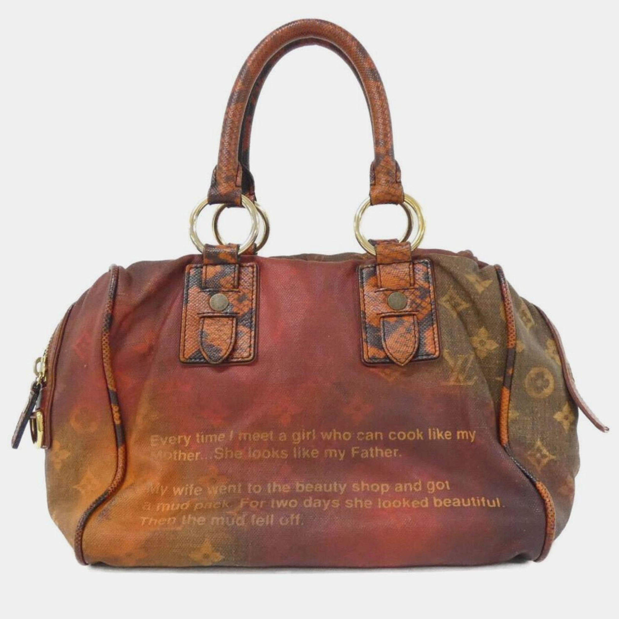 Pre Owned Louis Vuitton Monogram Jokes Mancrazy Handbag