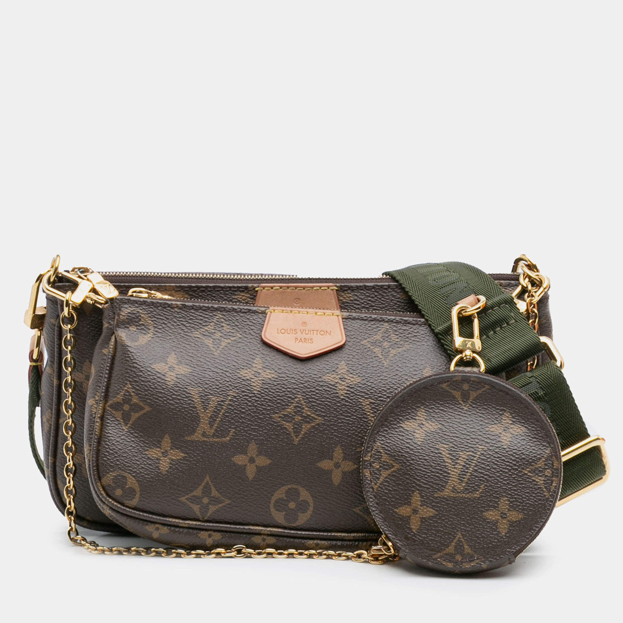 Pre Owned Louis Vuitton Brown Monogram Multi Pochette Accessoires