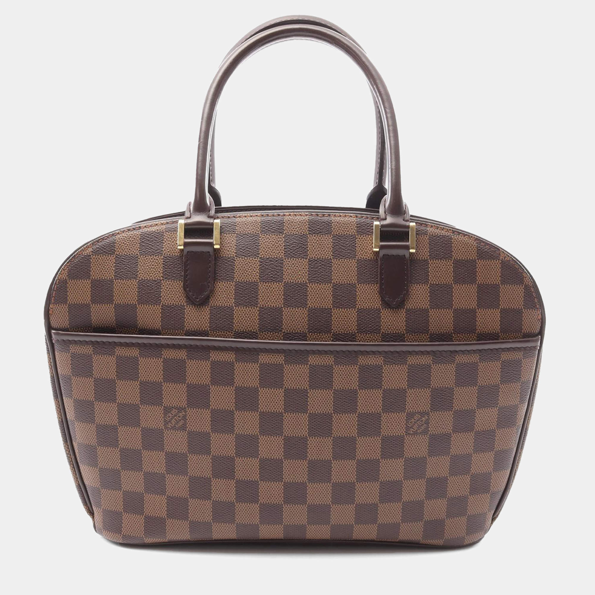 Pre Owned Louis Vuitton Brown Damier Ebene Sarria Horizontal