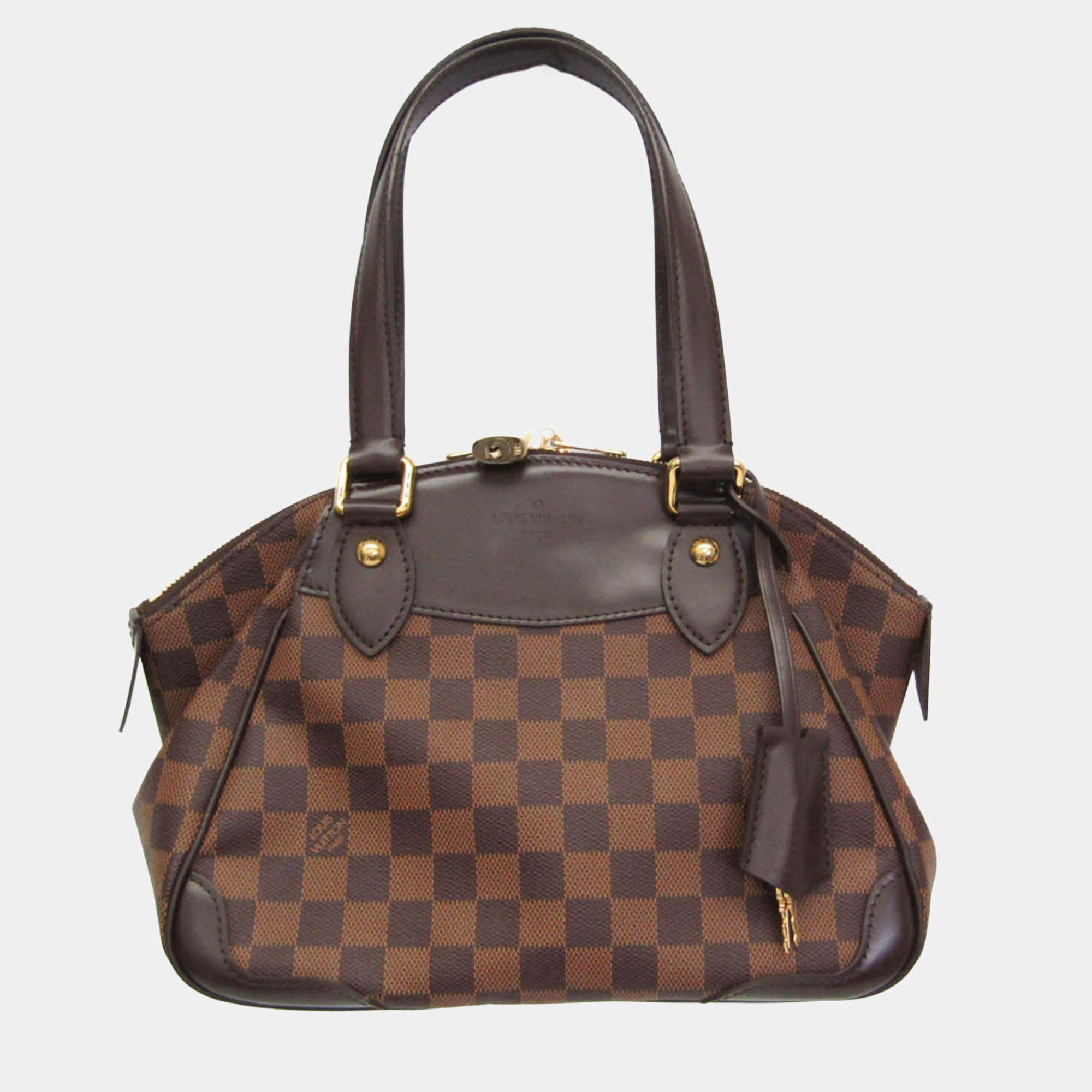 Pre Owned Louis Vuitton Damier Verona Pm Shoulder Bag Ebene
