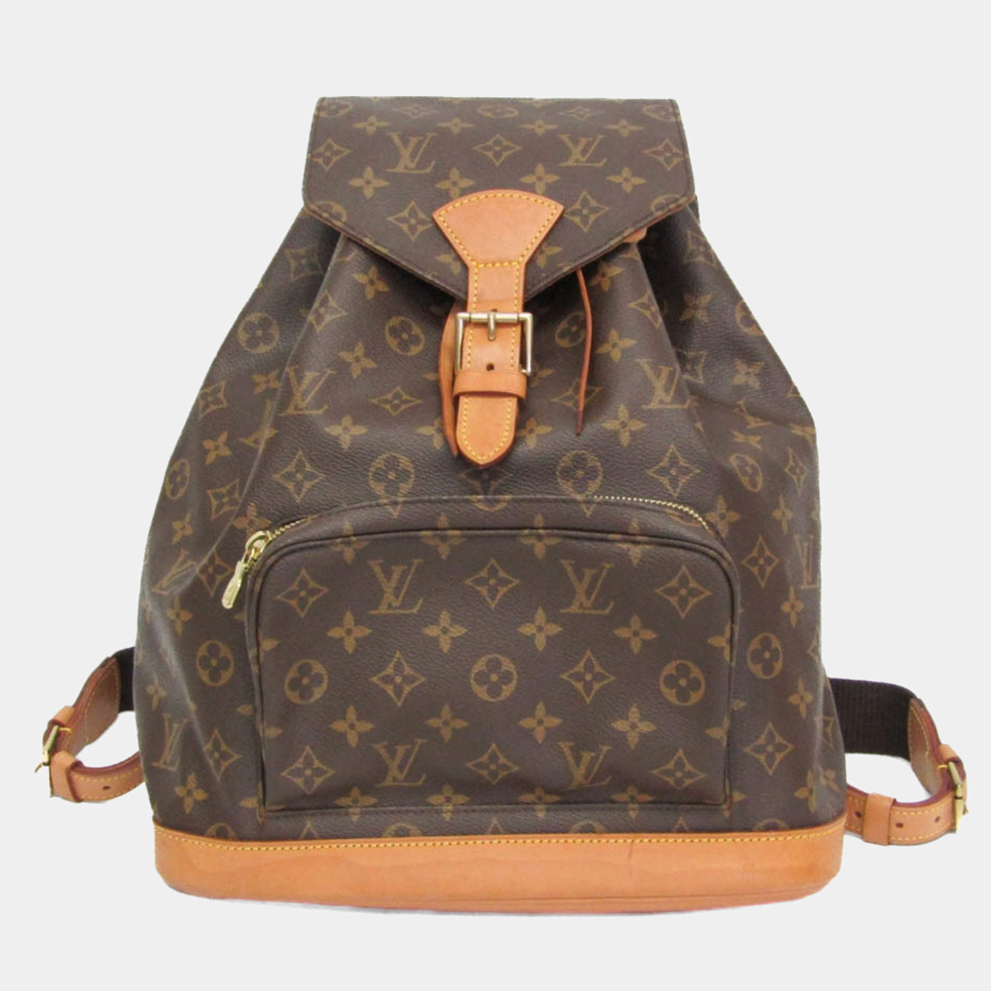 Pre Owned Louis Vuitton Monogram Montsouris Gm Backpack Monogram