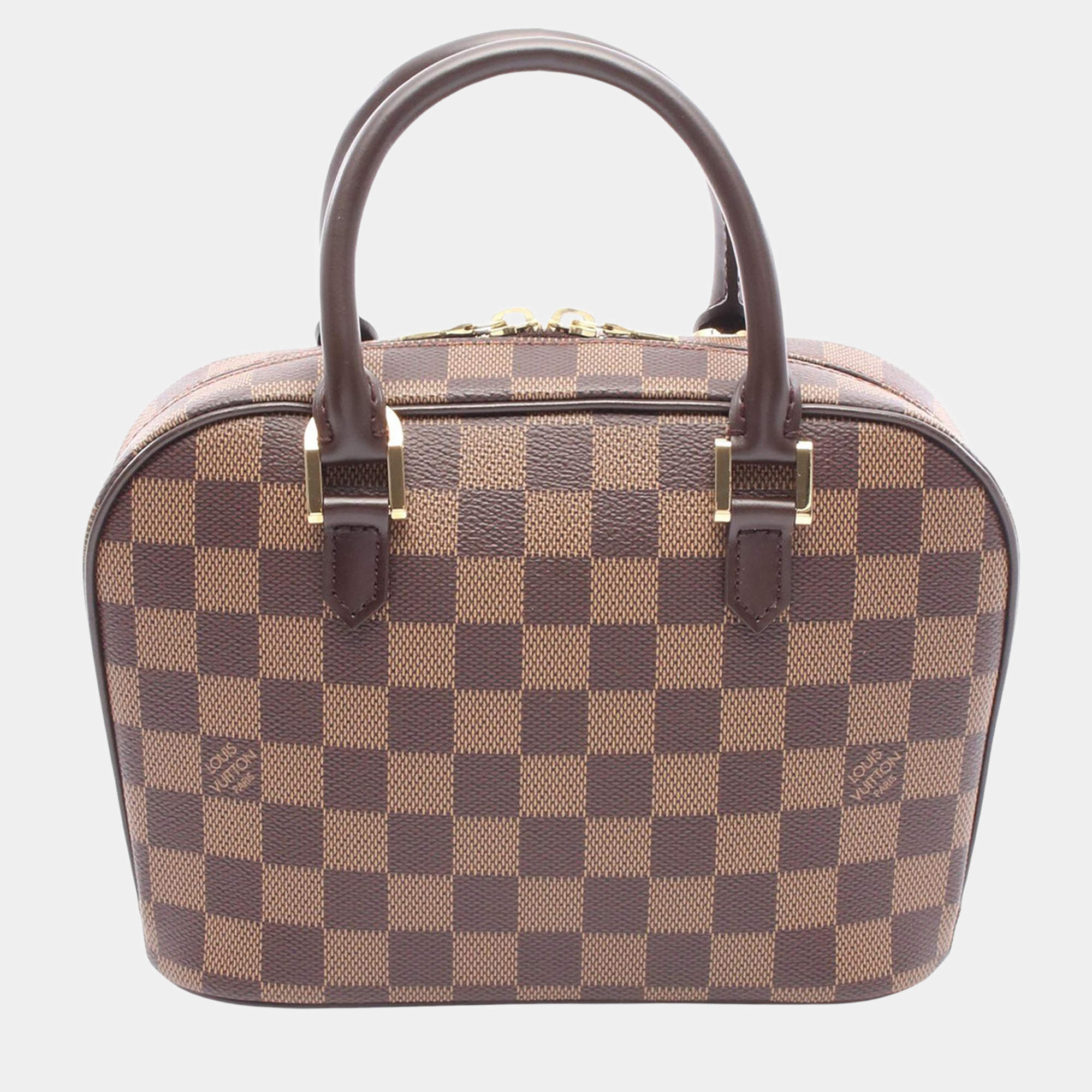 Pre Owned Louis Vuitton Brown Damier Ebene Mini Sarria