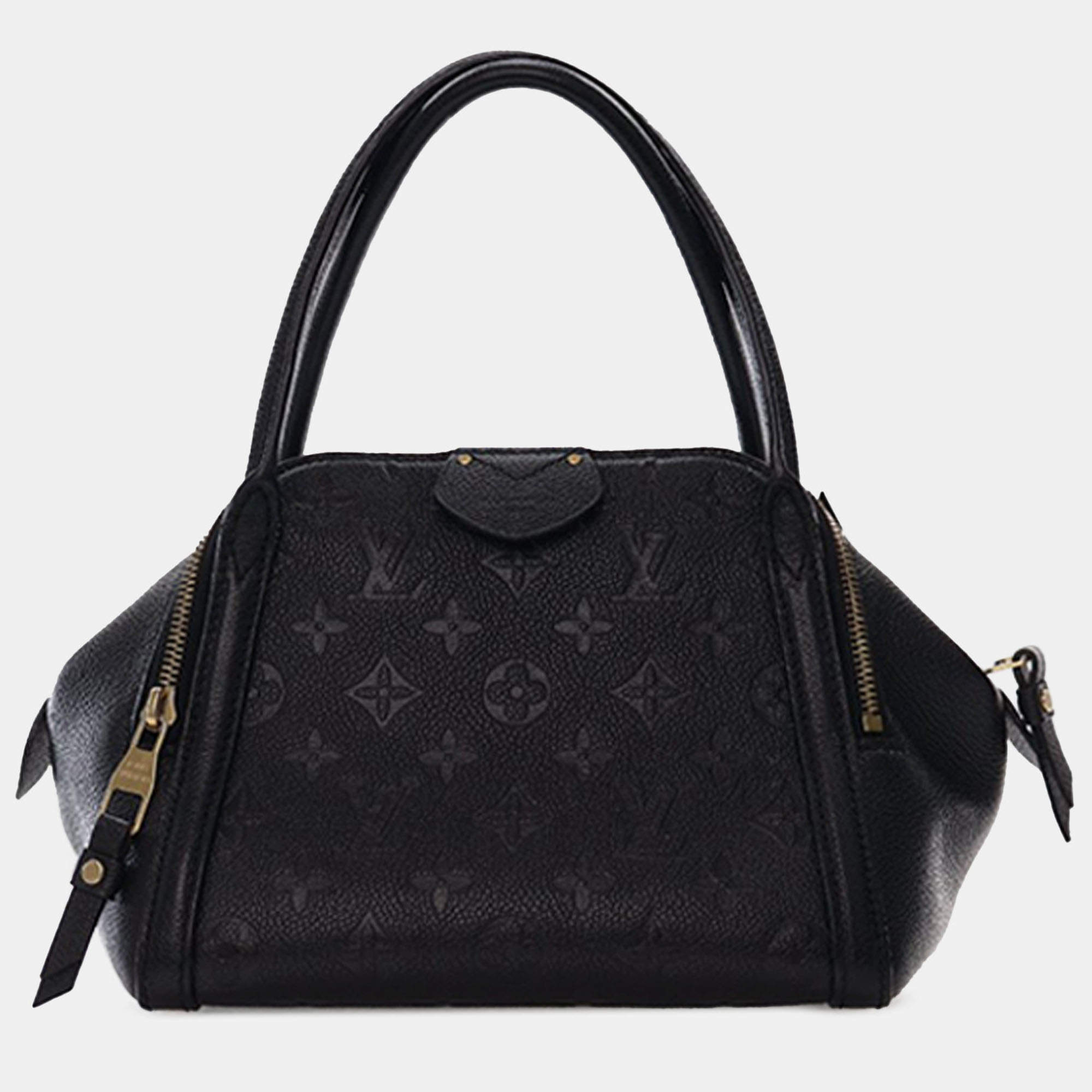 Pre Owned Louis Vuitton Black Monogram Empreinte Marais BB