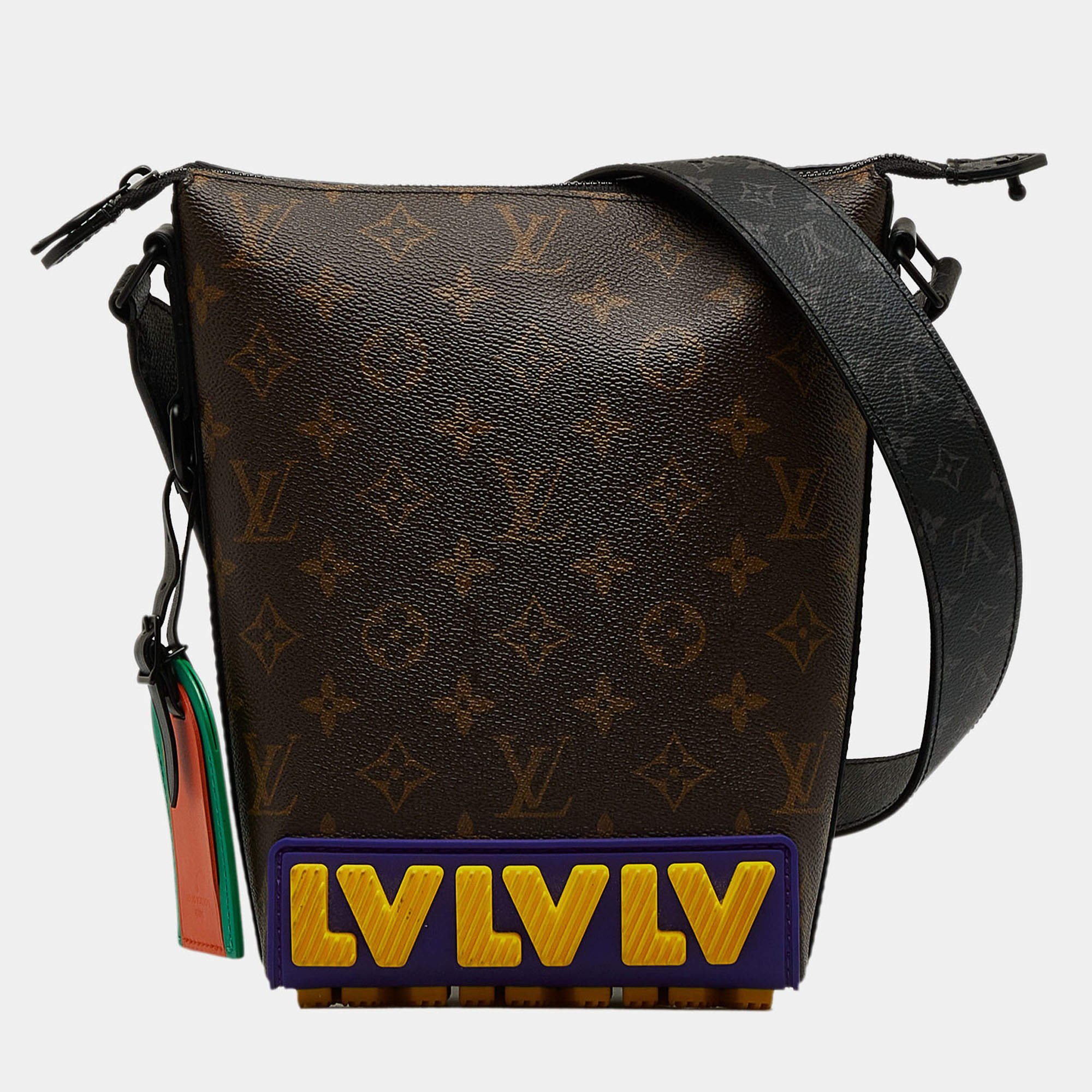 Pre Owned Louis Vuitton Brown Monogram LV Rubber Cruiser