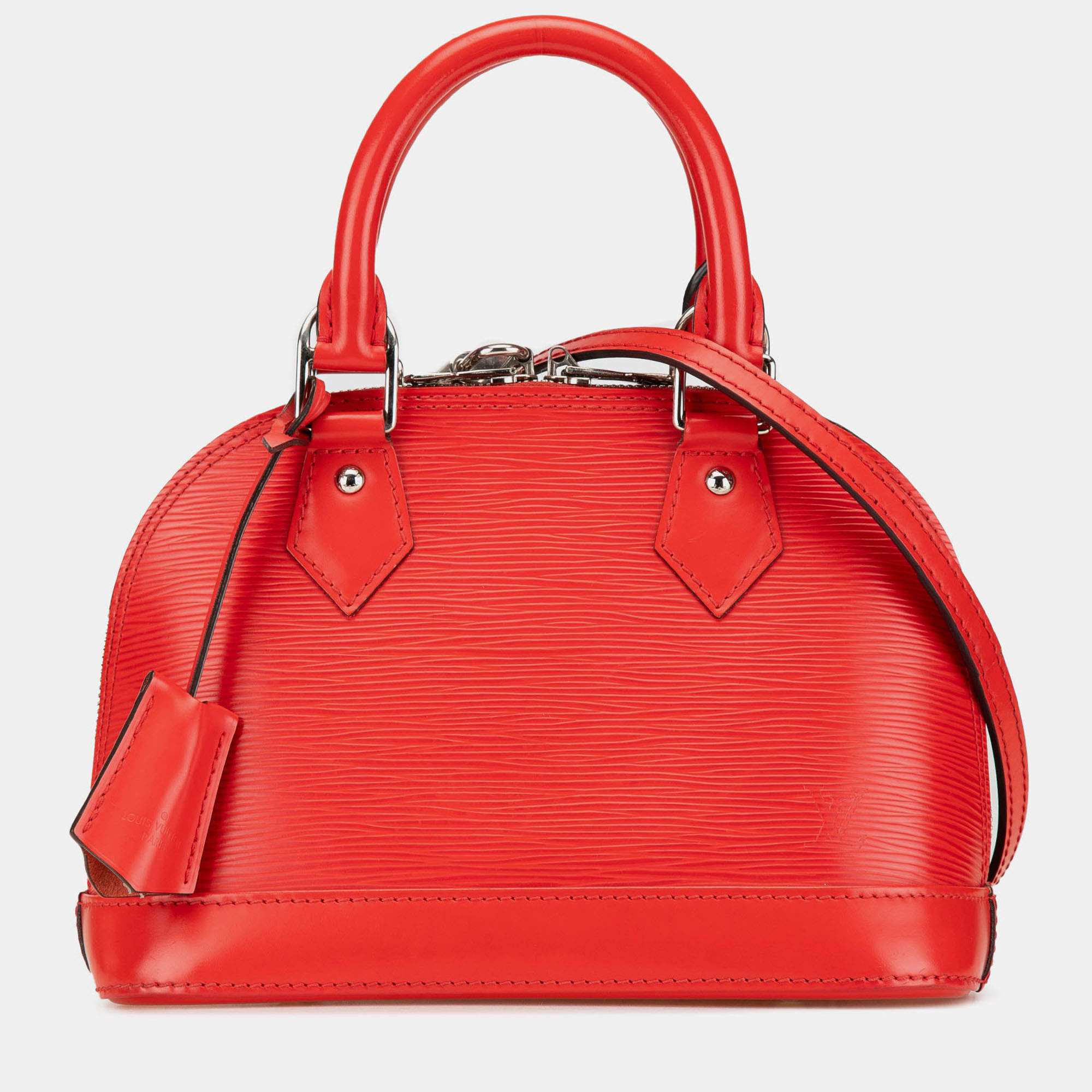 Pre Owned Louis Vuitton Red Epi Alma BB