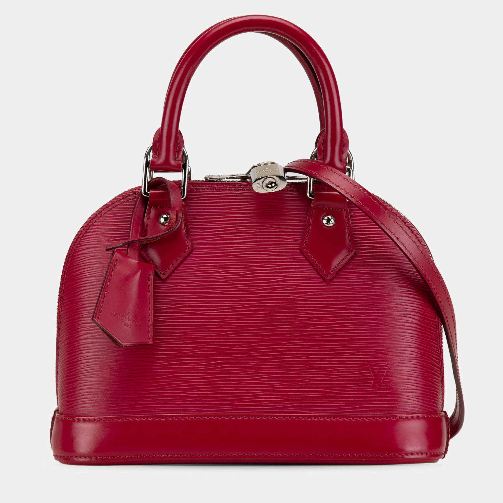 Pre Owned Louis Vuitton Red Epi Alma BB