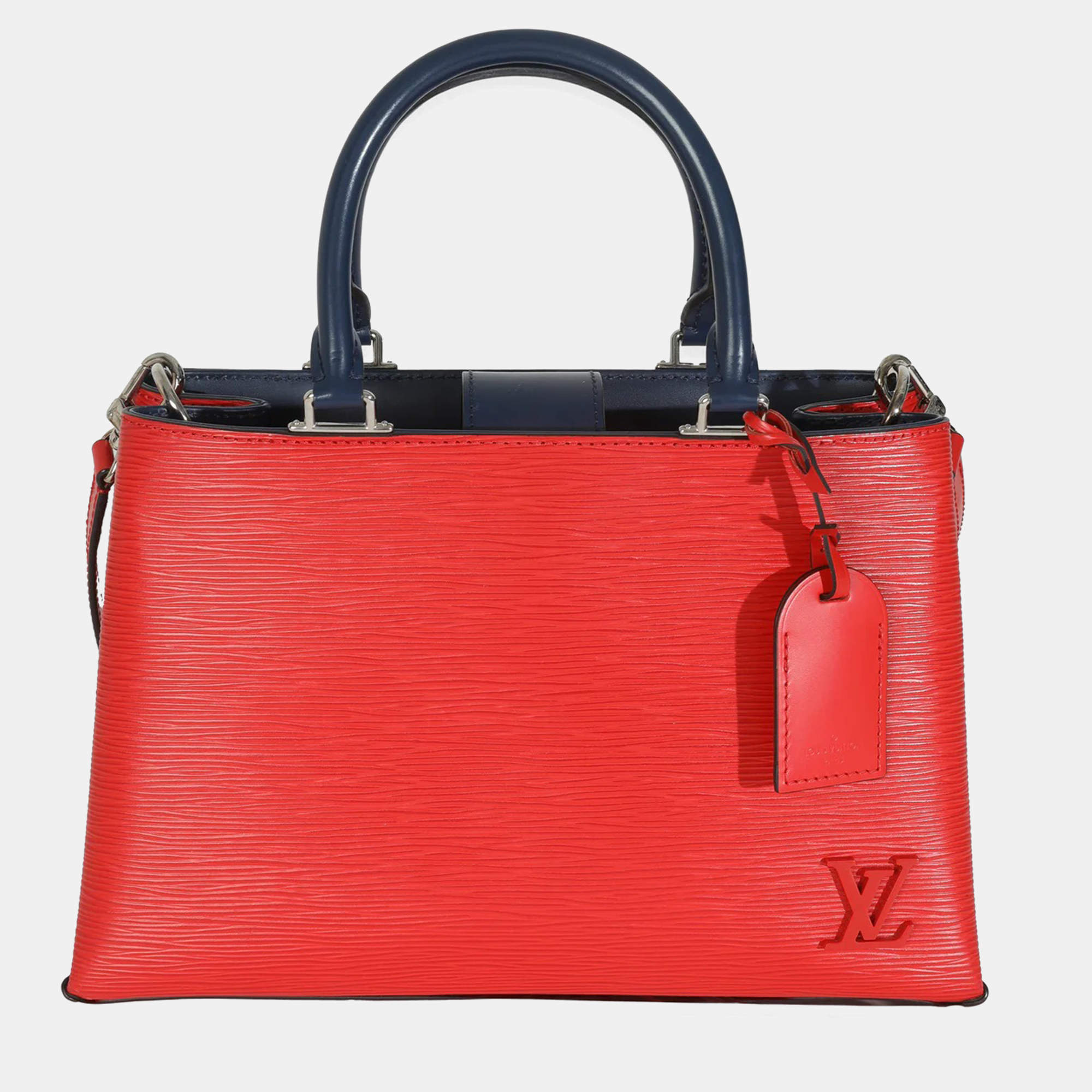 Pre Owned Louis Vuitton Coquelicot Epi Kleber PM