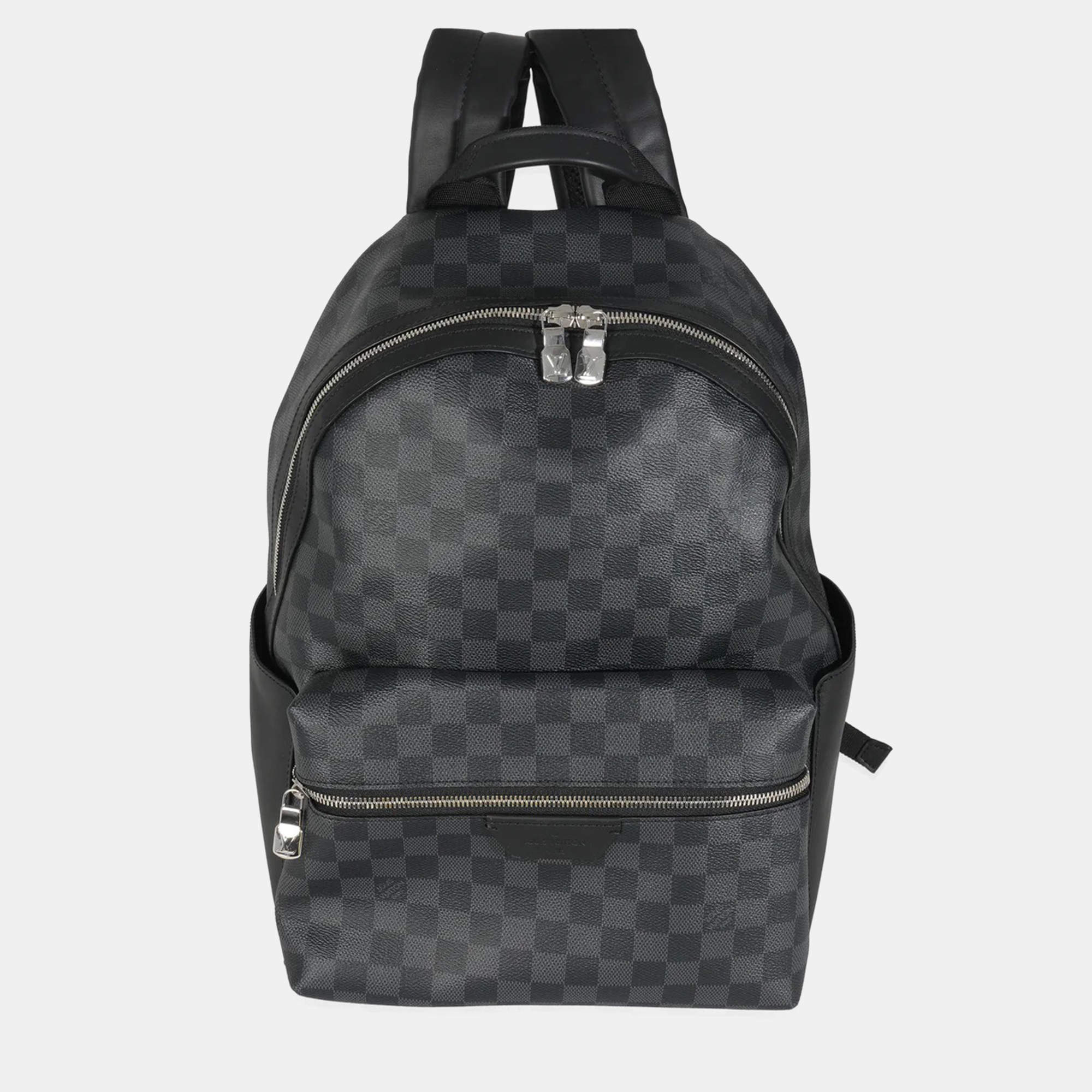 Pre Owned Louis Vuitton Damier Graphite Canvas Discovery Backpack PM
