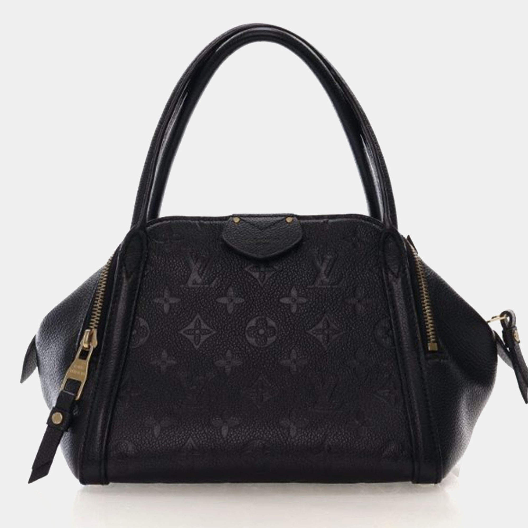 Pre Owned Louis Vuitton Black Monogram Empreinte Marais BB