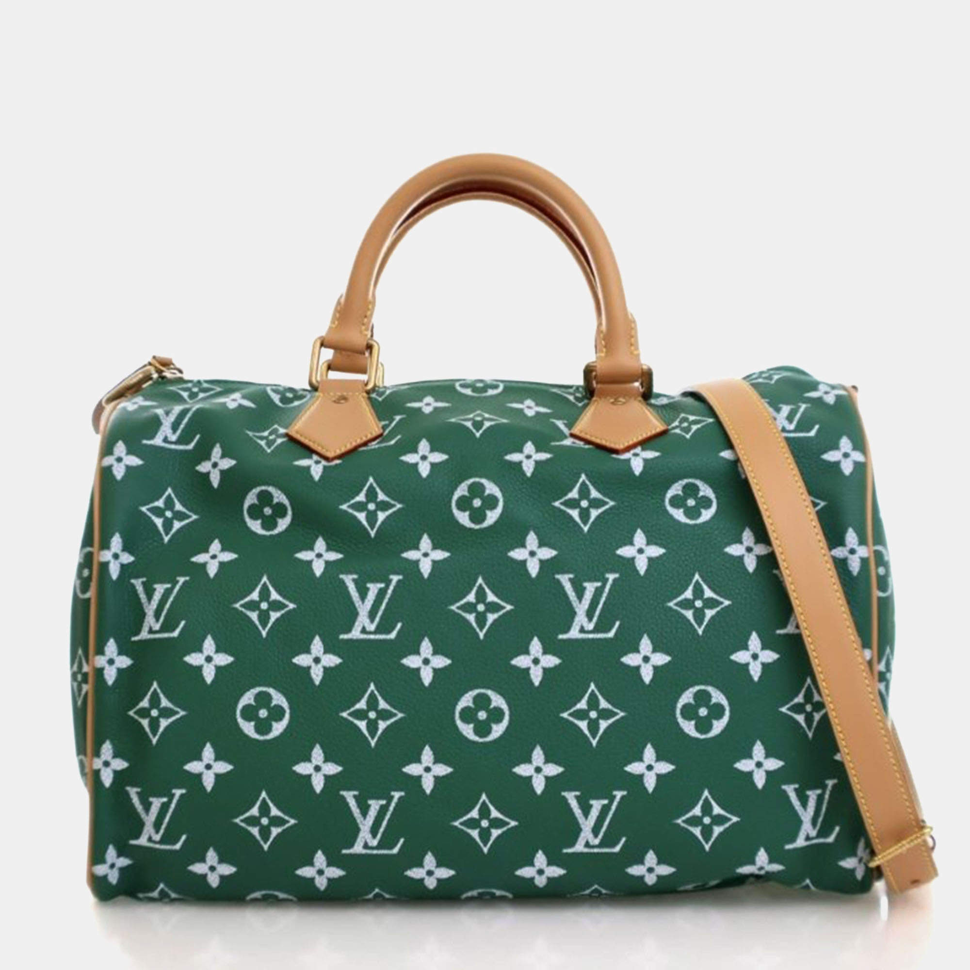 Pre Owned Louis Vuitton Autres Cuirs Monogram Speedy P9 Bandouliere 40