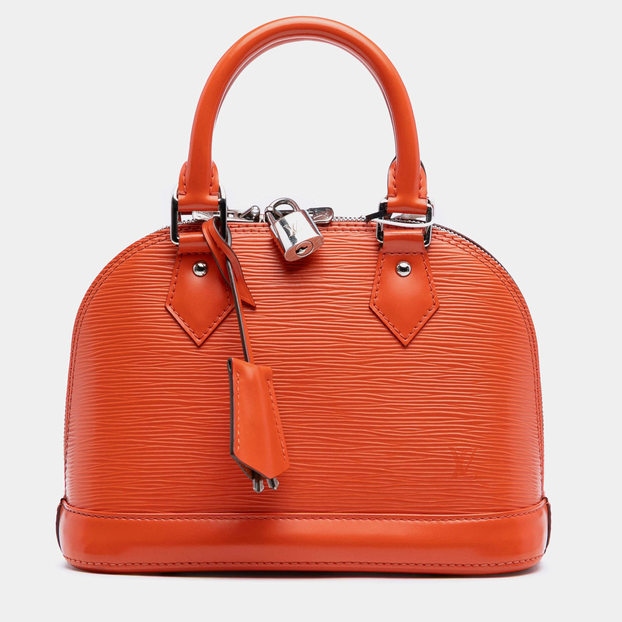 Pre Owned Louis Vuitton Orange Epi Alma BB