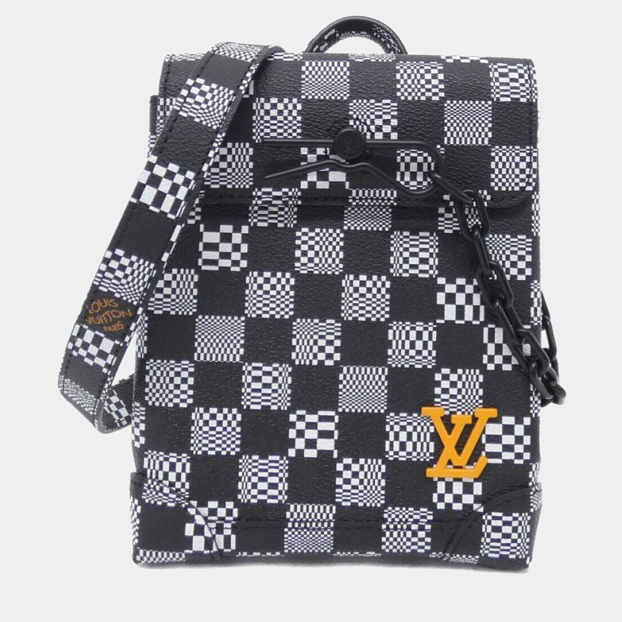 Pre Owned Louis Vuitton Damier Distorted Steamer Xs Shoulder Bag